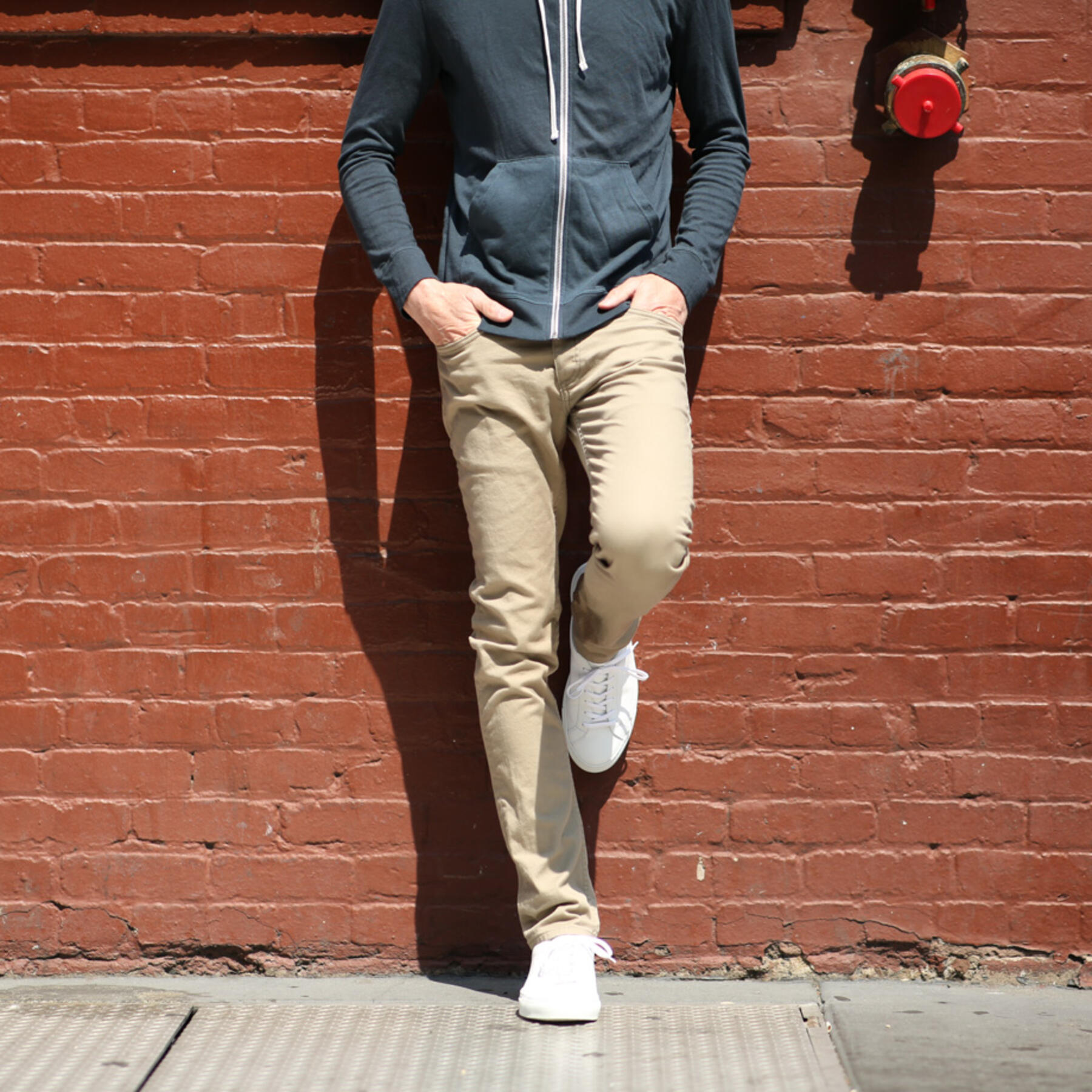 gustin #3 american stretch twill 5 pocket - khaki