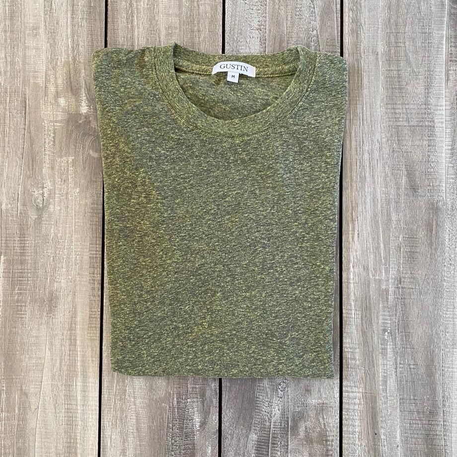 gustin usa heather t-shirt - citron