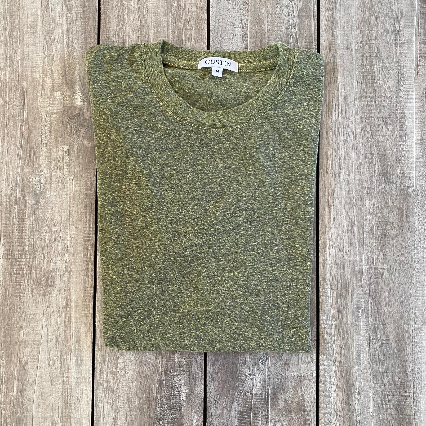 gustin usa heather t-shirt - citron