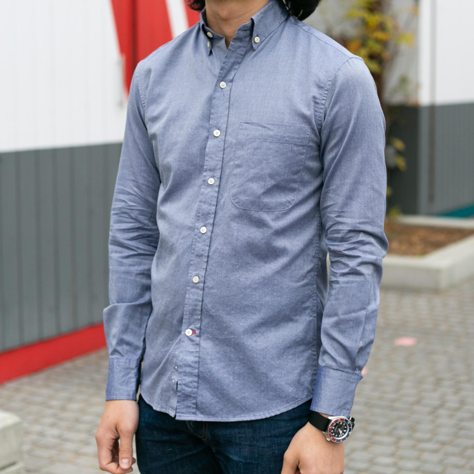 gustin #731 egyptian giza cotton - classic blue