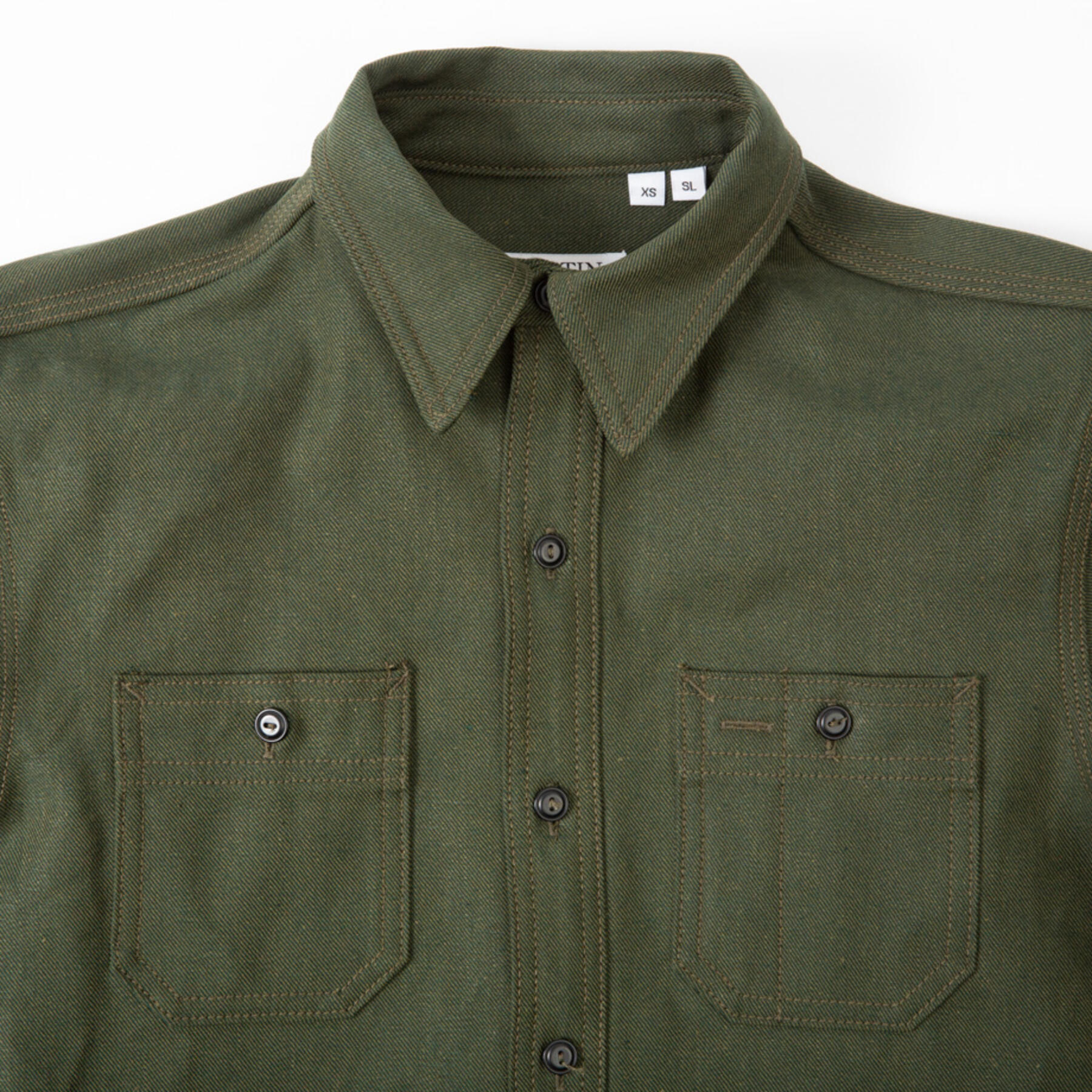 gustin #40 japan olive workshirt