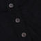 gustin slub pocket henley - black