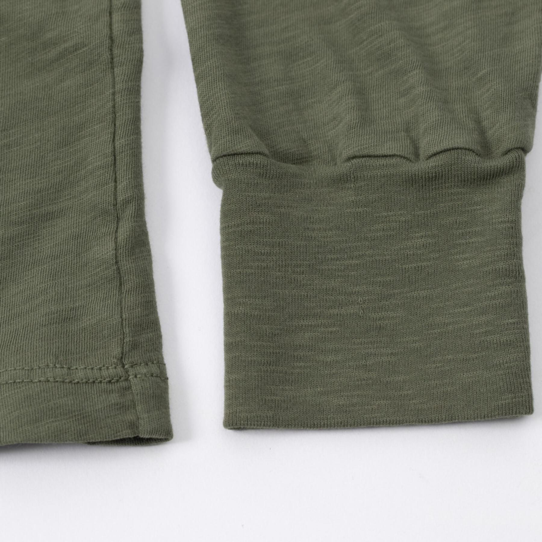 gustin slub pocket henley - army