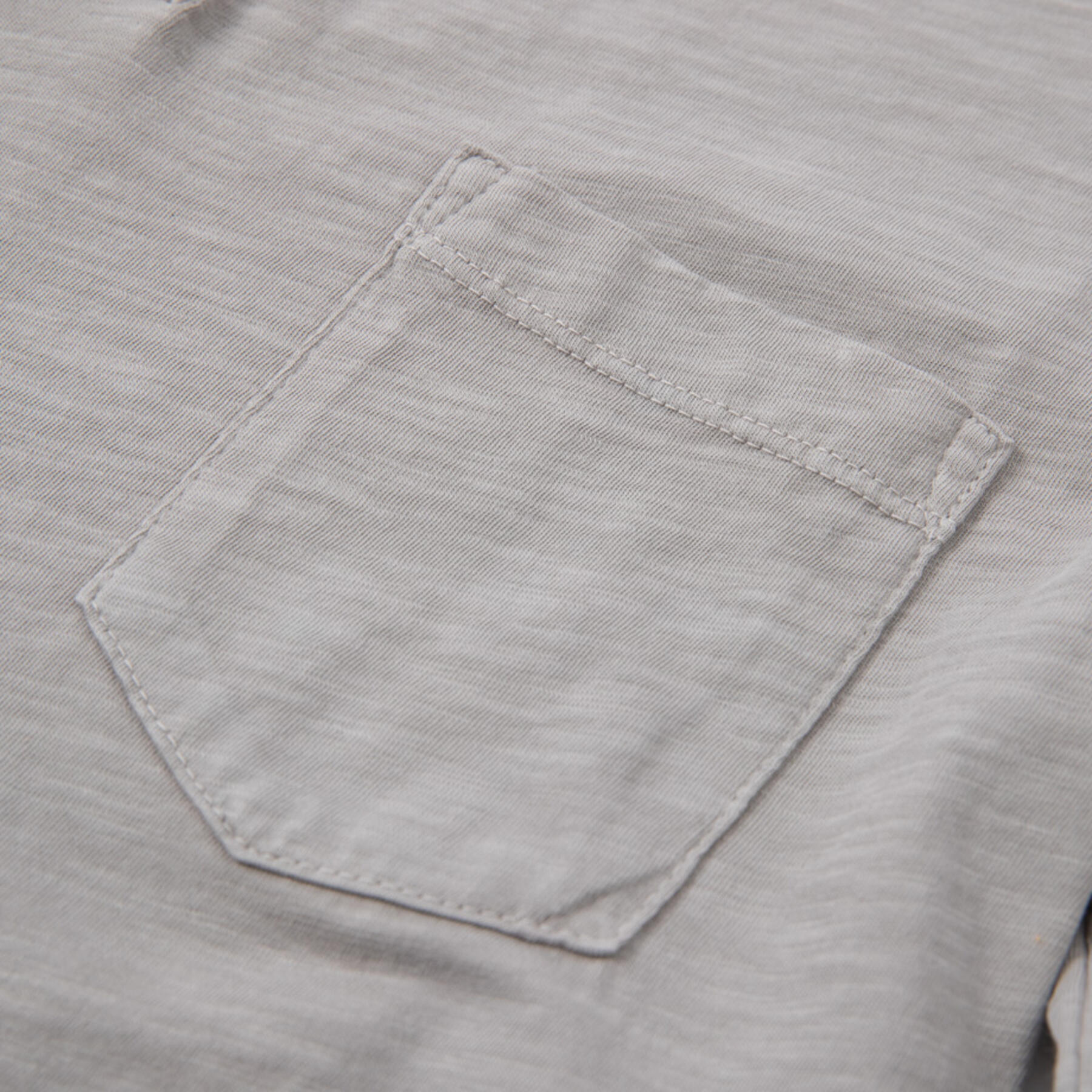 gustin slub pocket henley - stone