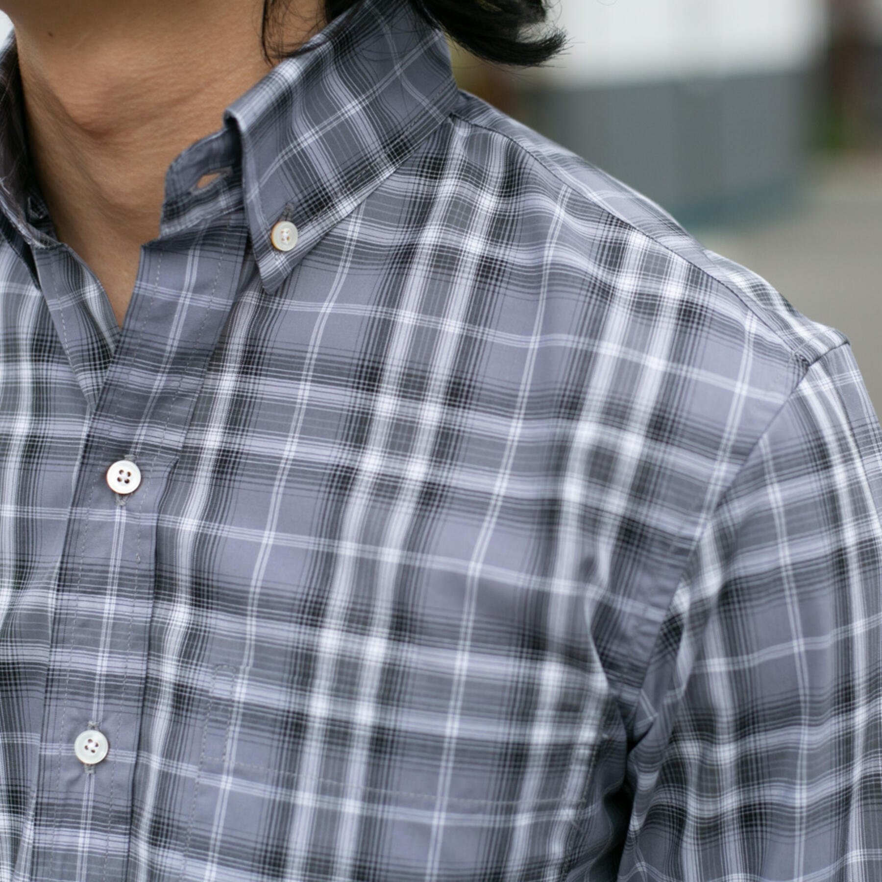 gustin #735 titanium fade plaid
