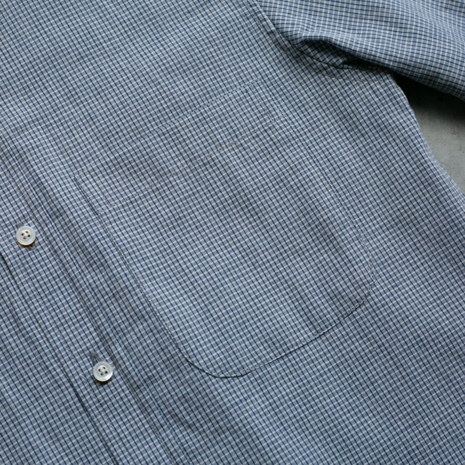 gustin #740 selvedge flax check
