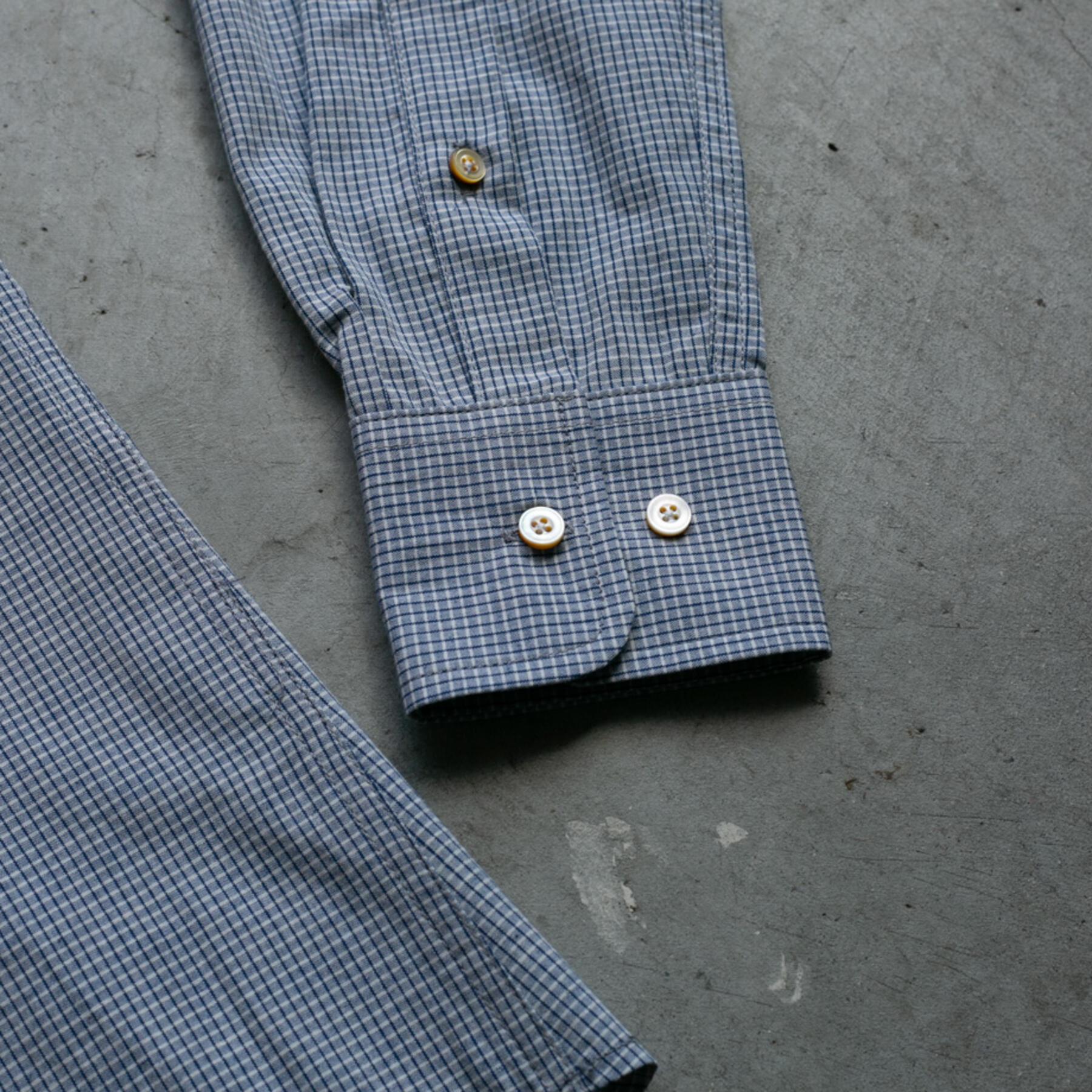 gustin #740 selvedge flax check