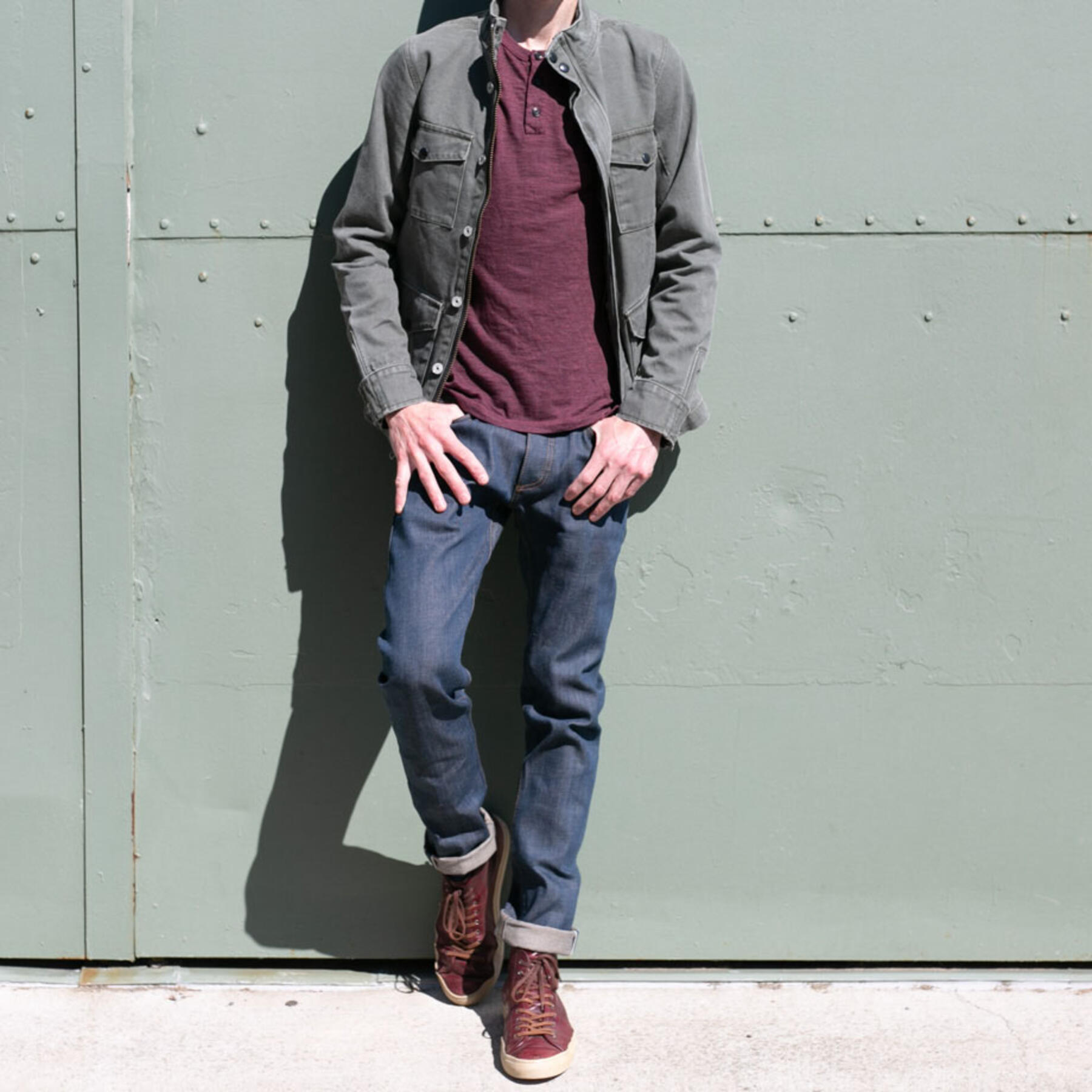 gustin #473 antique indigo selvedge