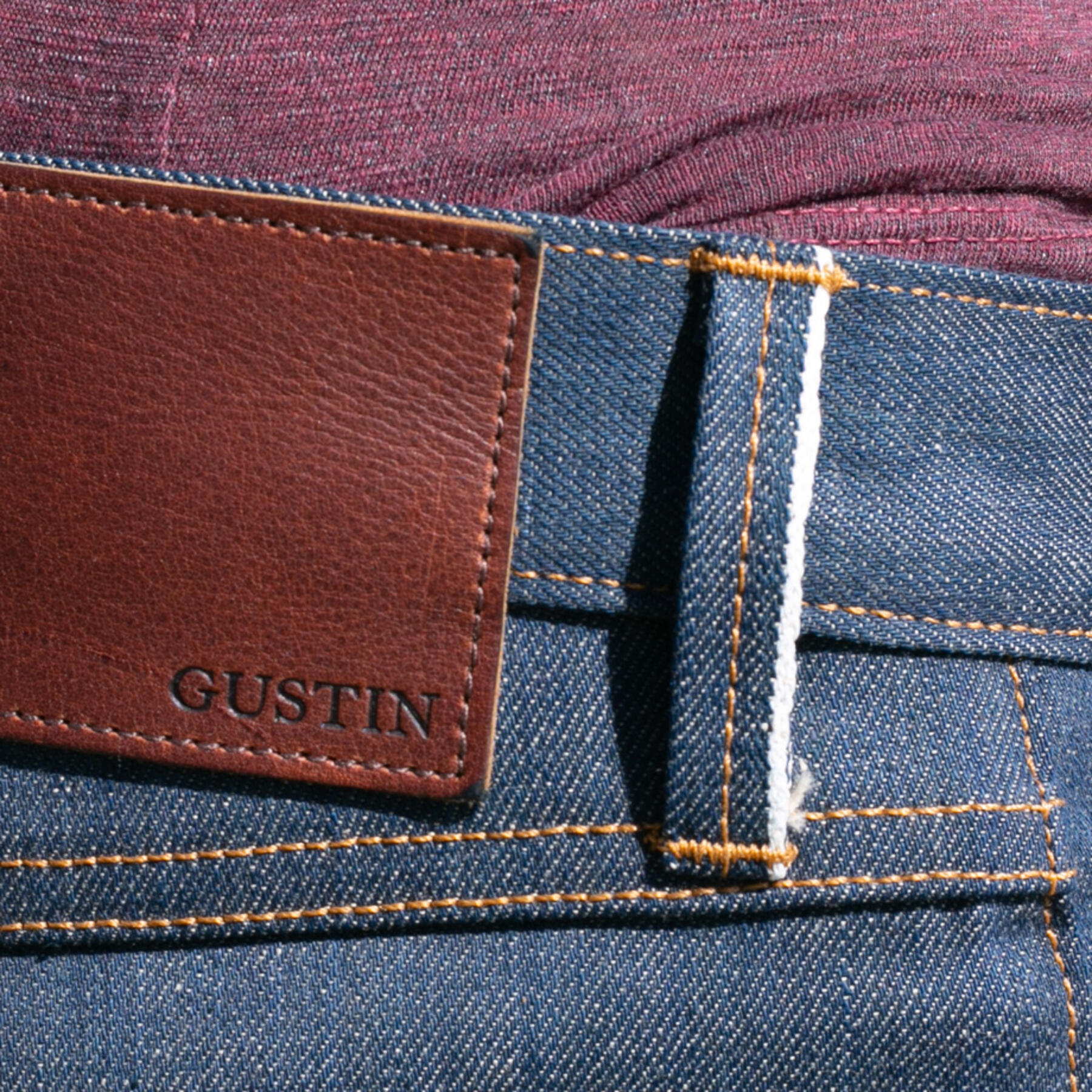gustin #473 antique indigo selvedge