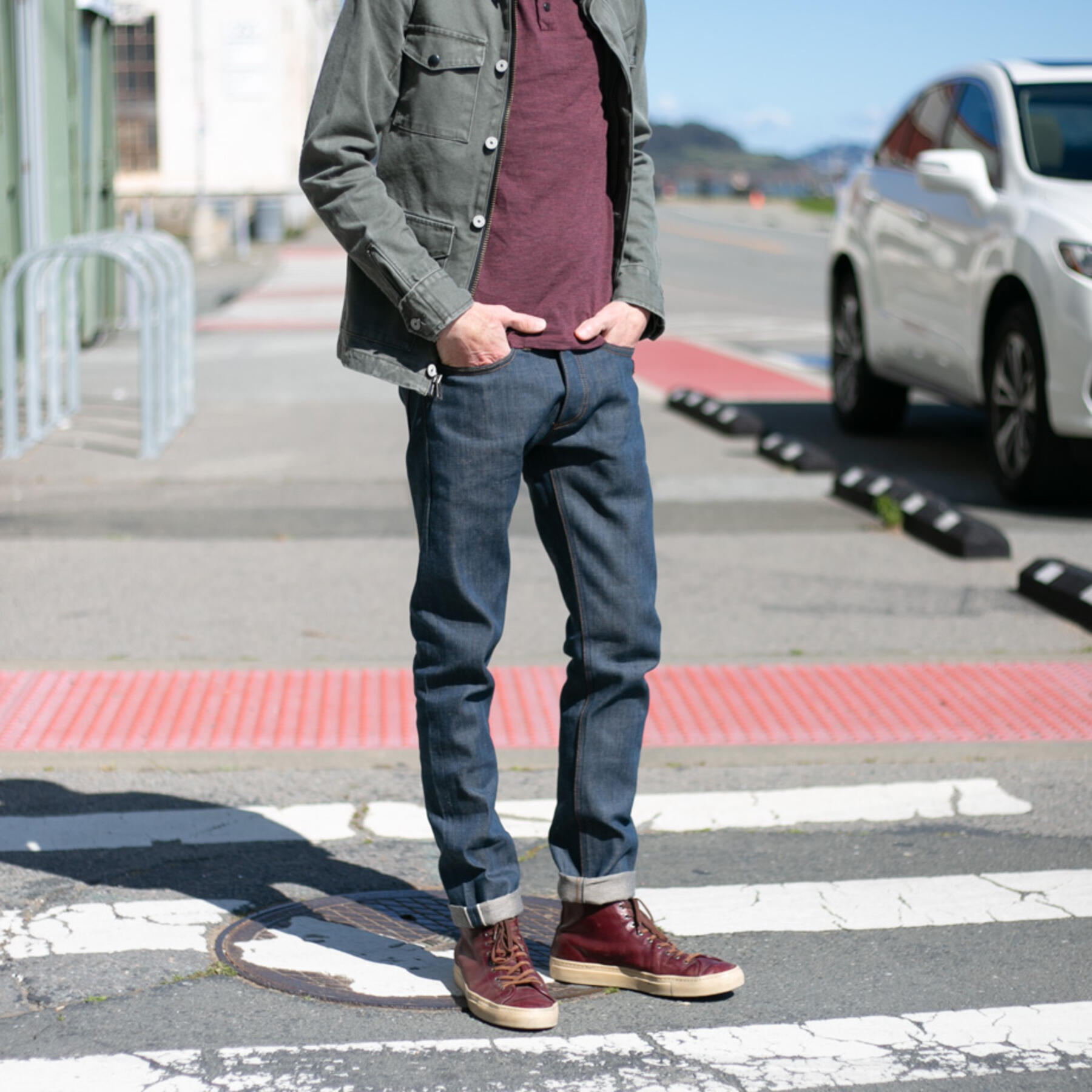 gustin #473 antique indigo selvedge