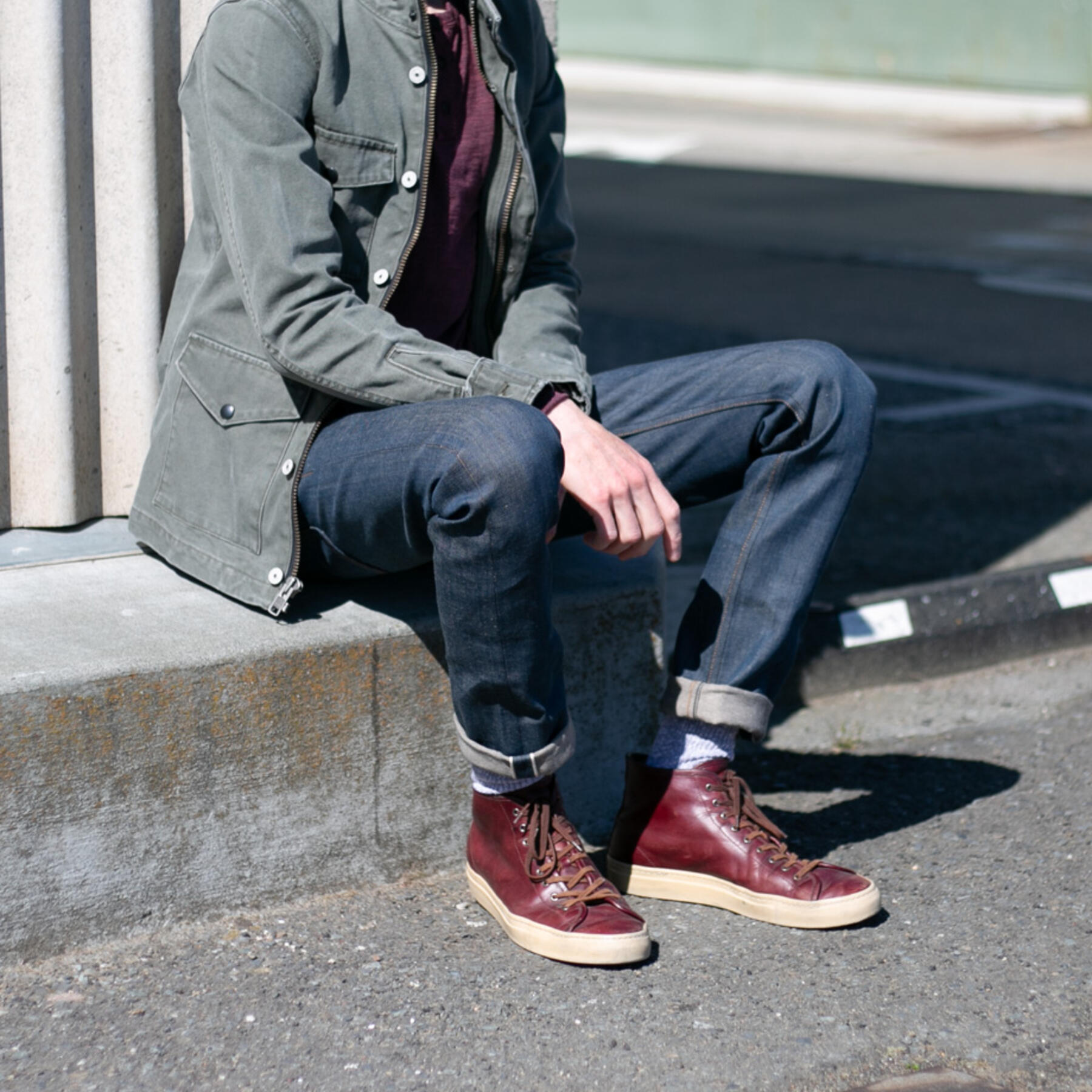 gustin #473 antique indigo selvedge
