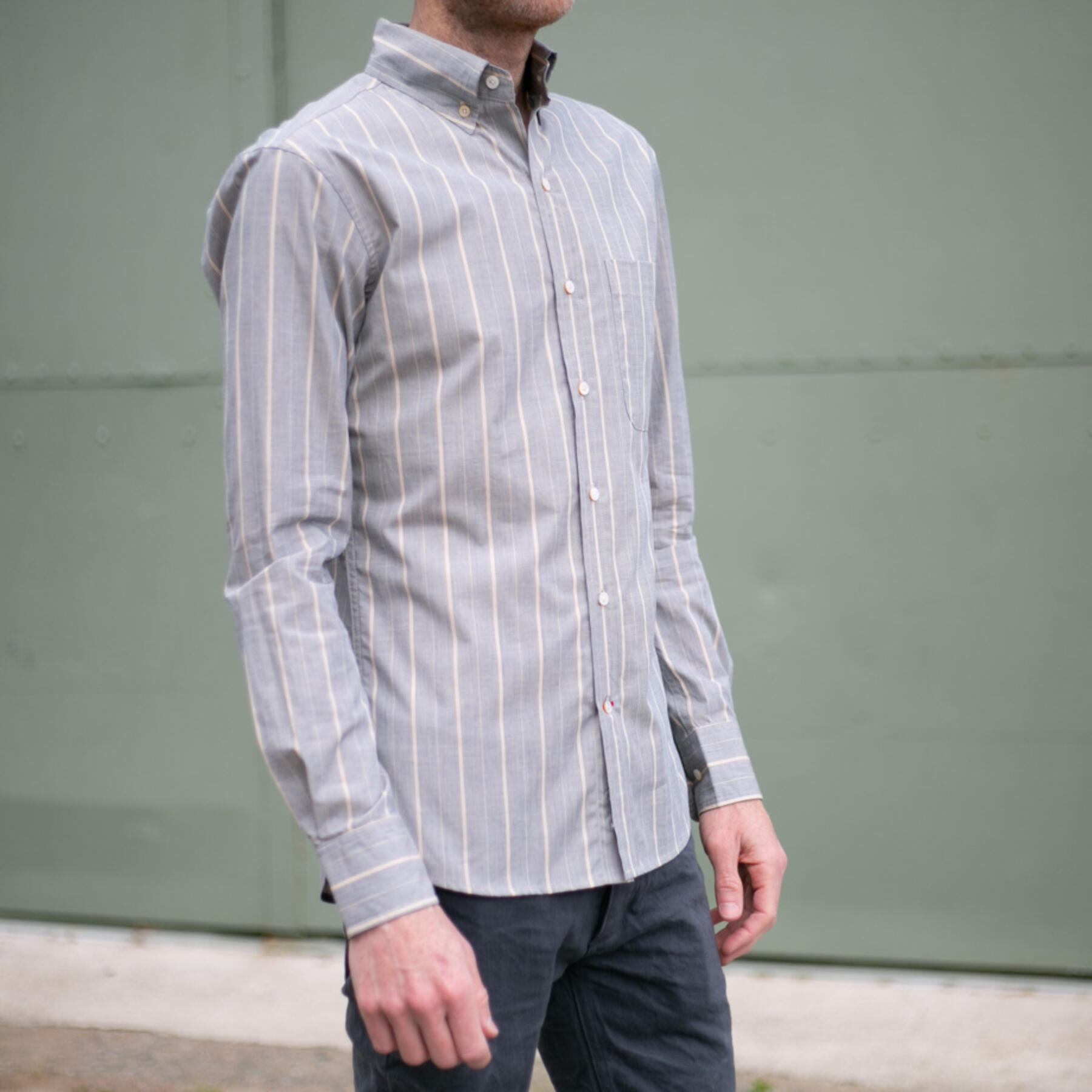 gustin #745 vintage ticking stripe