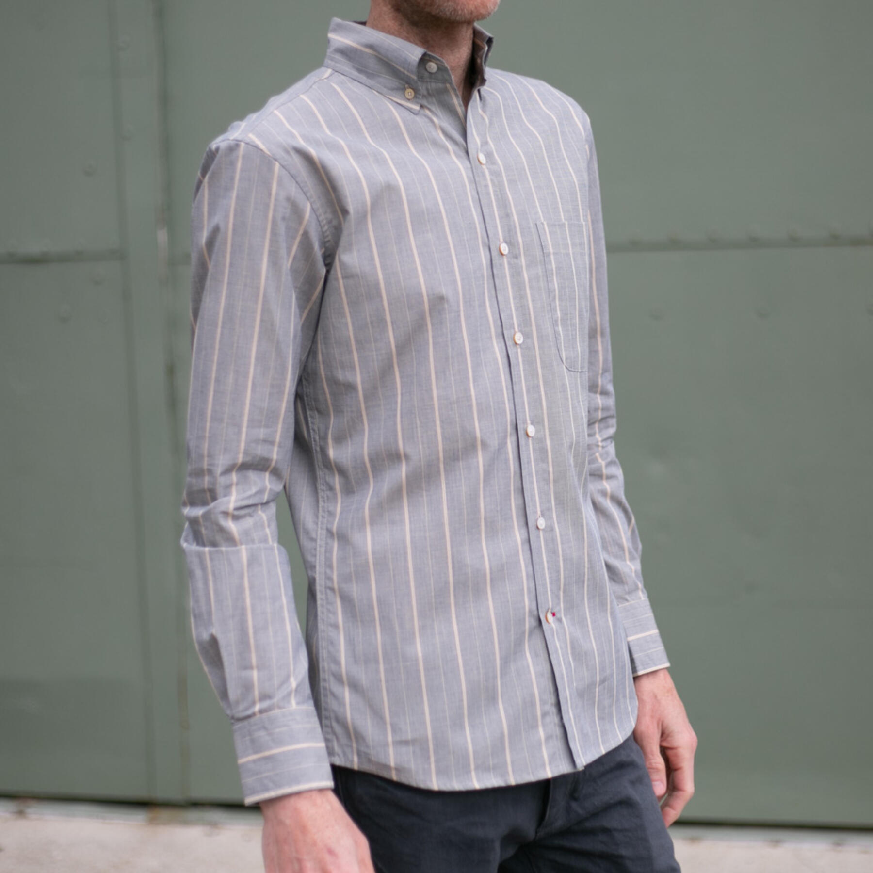 gustin #745 vintage ticking stripe