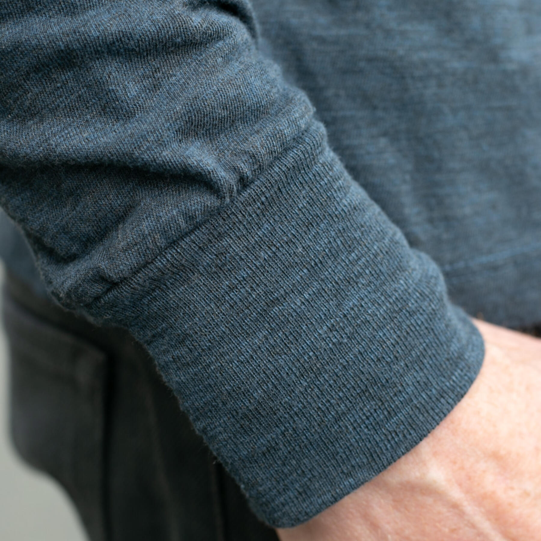 gustin twisted yarn henley - dark ocean
