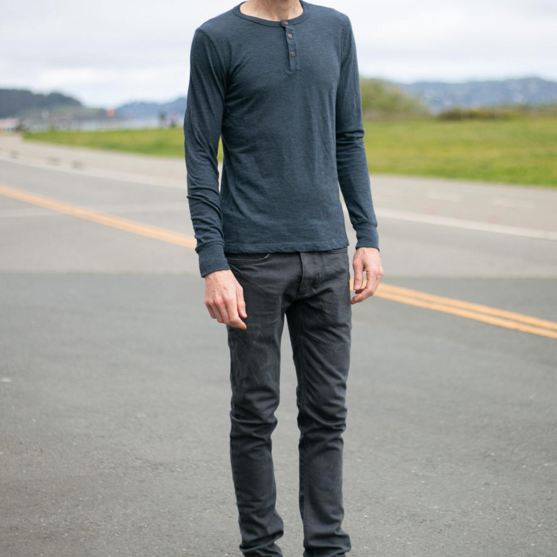 gustin twisted yarn henley 3 pack