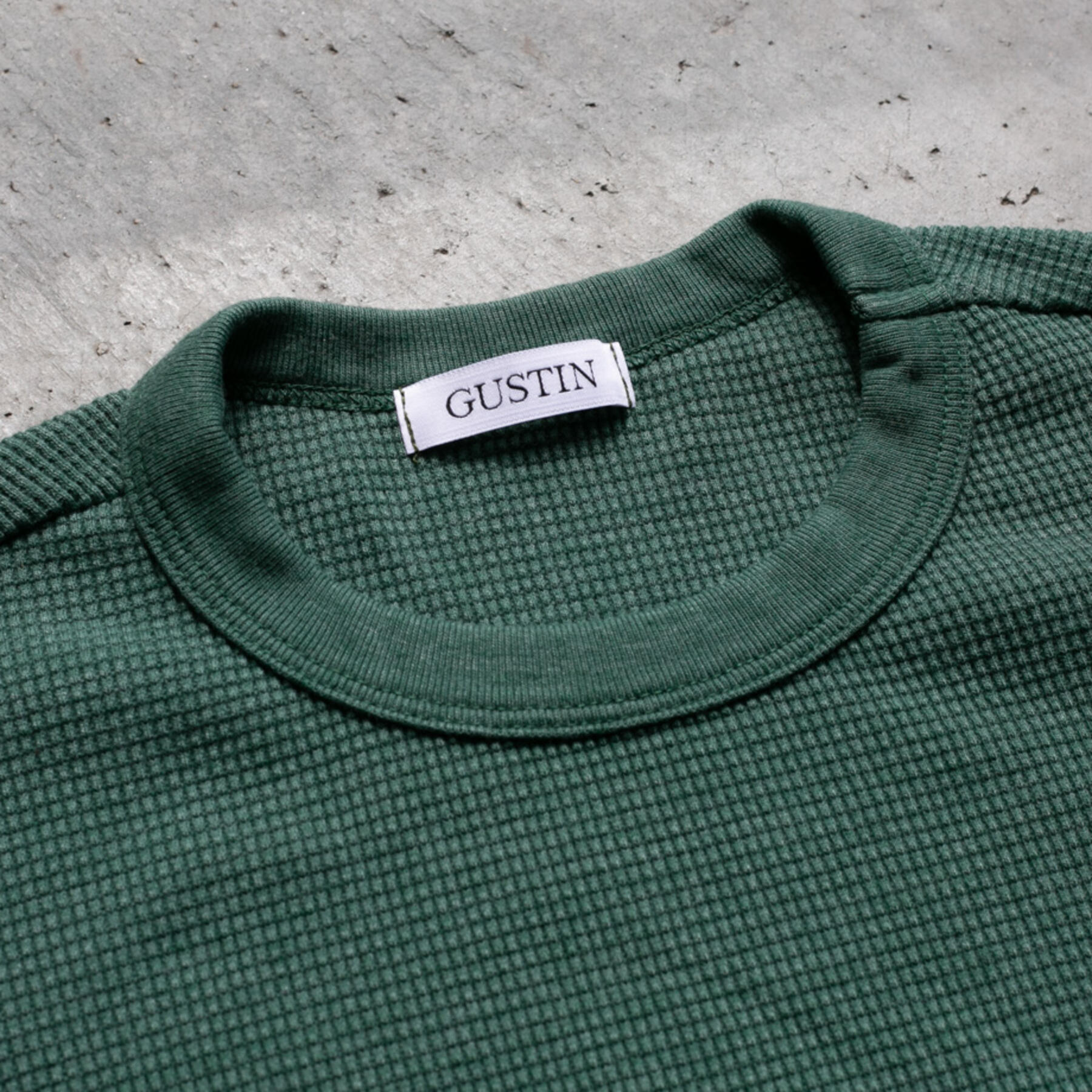 gustin waffle crewneck 4pk