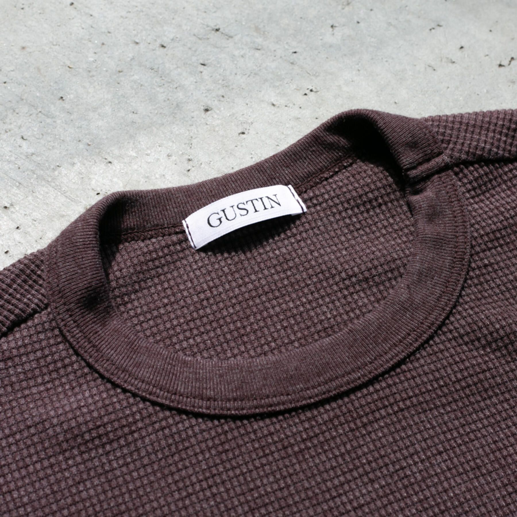 gustin waffle crewneck 4pk
