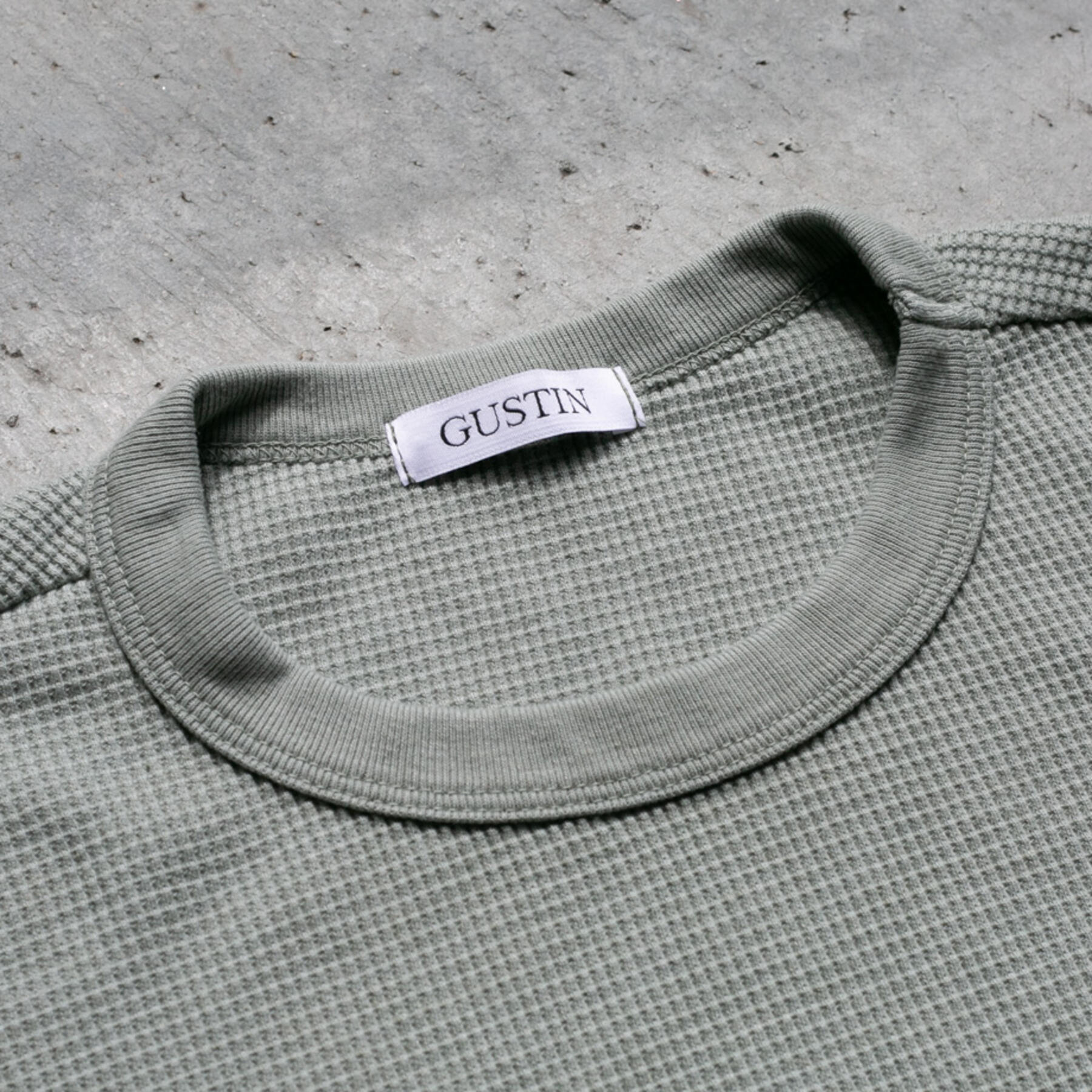 gustin waffle crewneck 4pk