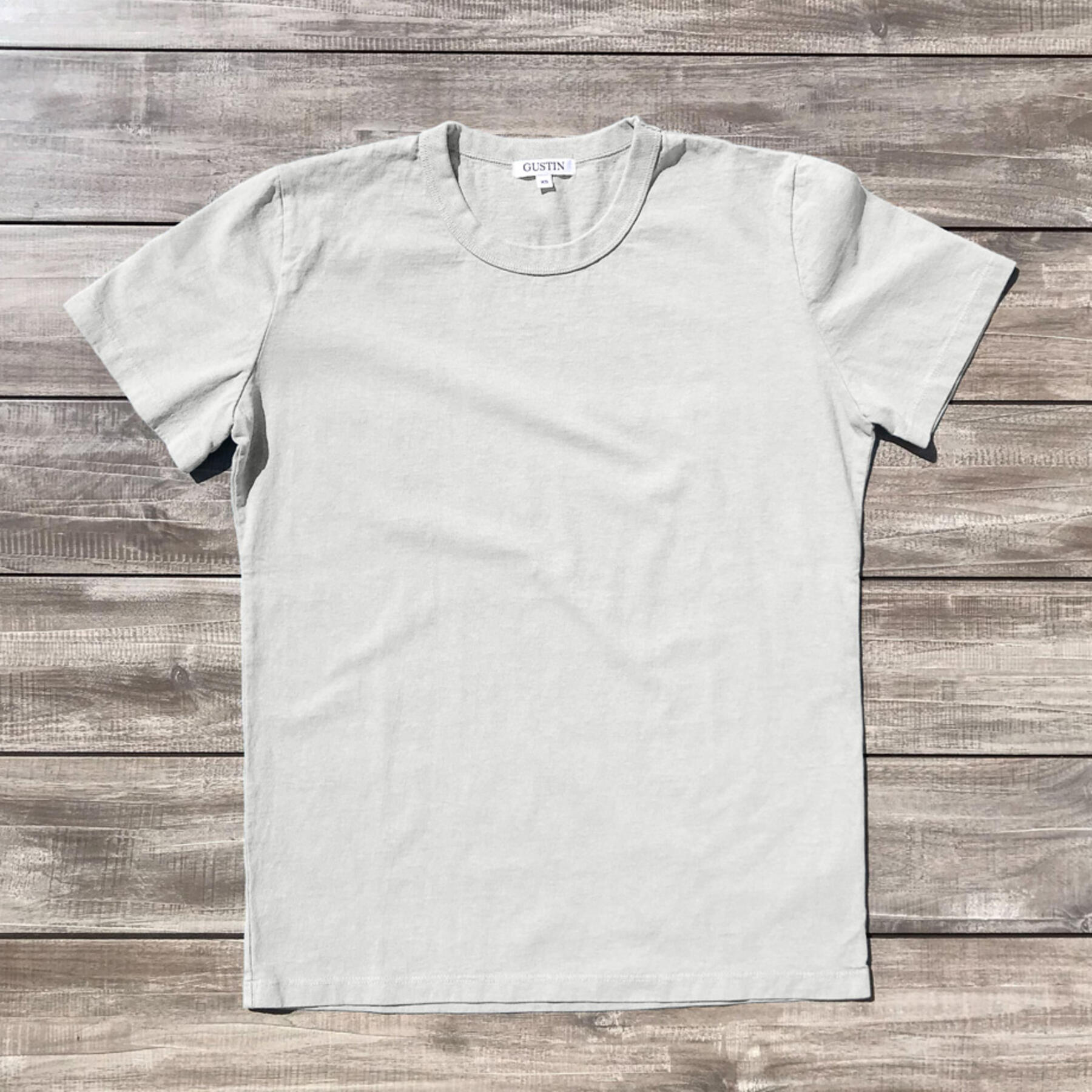 gustin heavyweight pigment dye t-shirt 3 pack (oatmeal, faded rose, ocean)