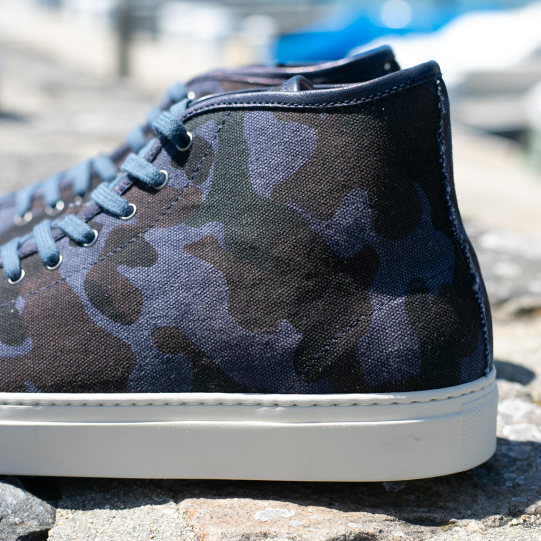 gustin camo canvas high top