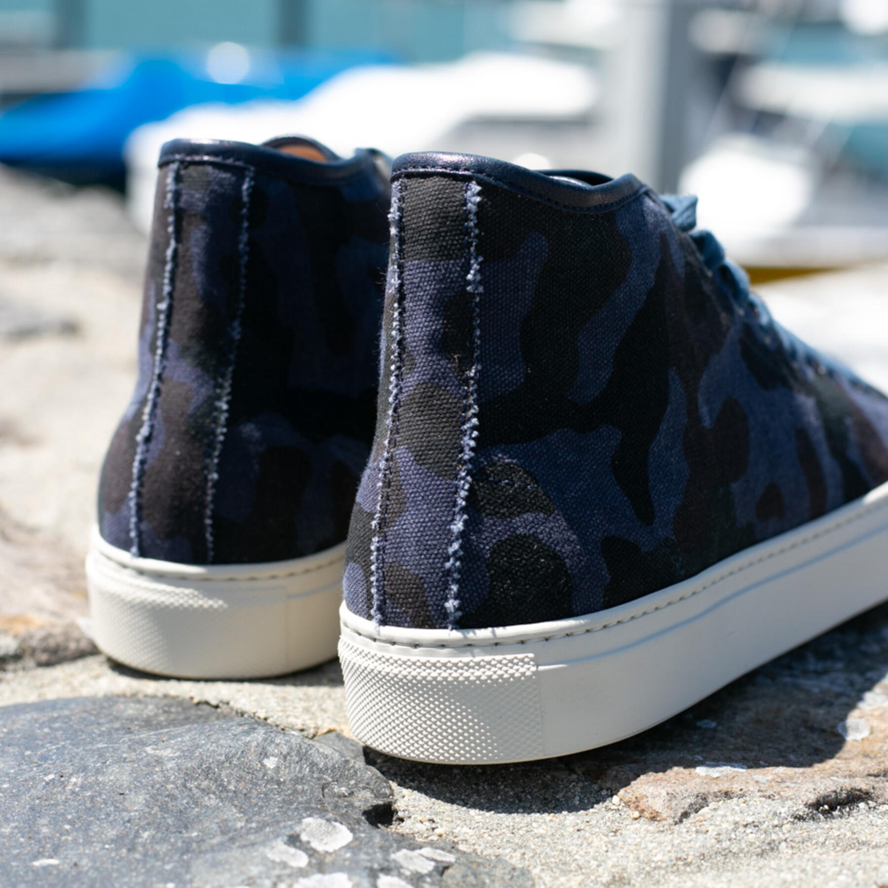 gustin camo canvas high top