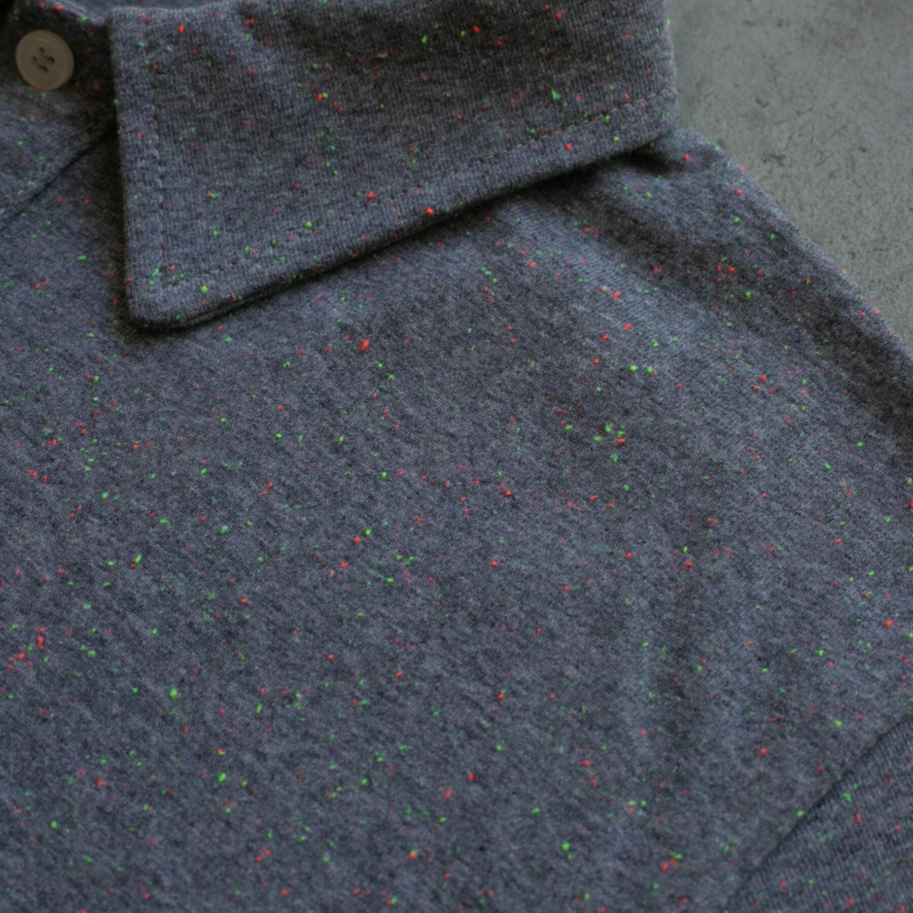 gustin rainbow nep polo - grey