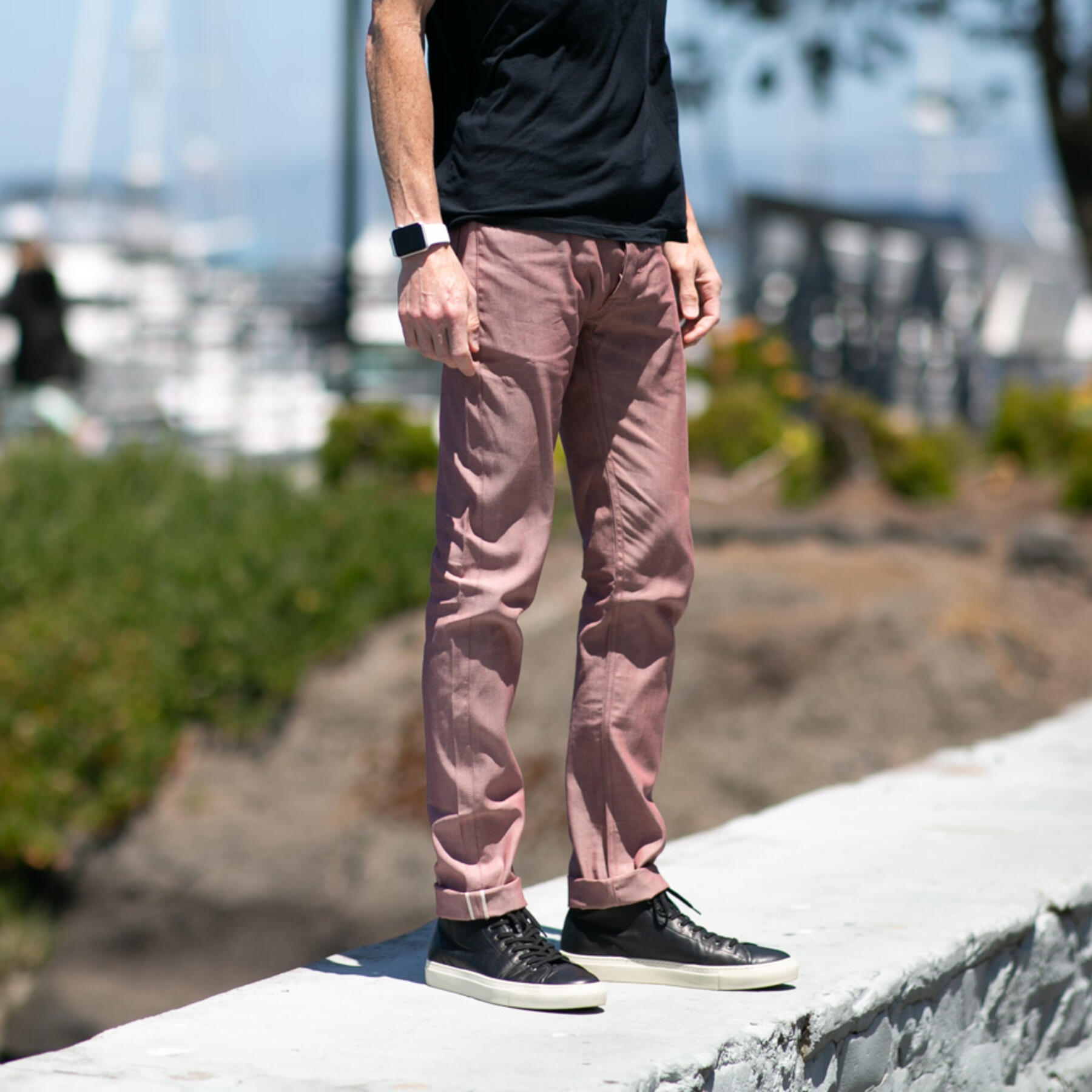 gustin #478 vintage red featherweight selvedge