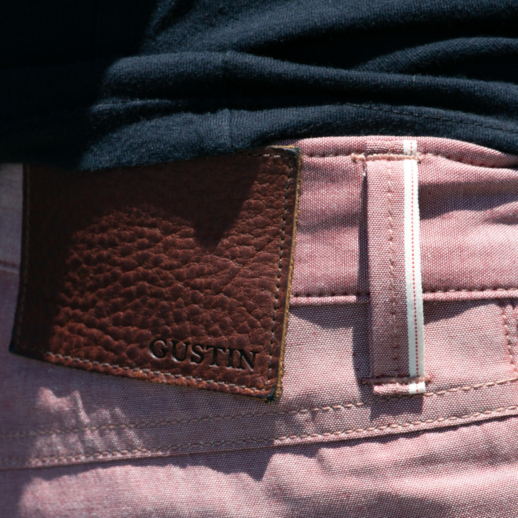 gustin #478 vintage red featherweight selvedge