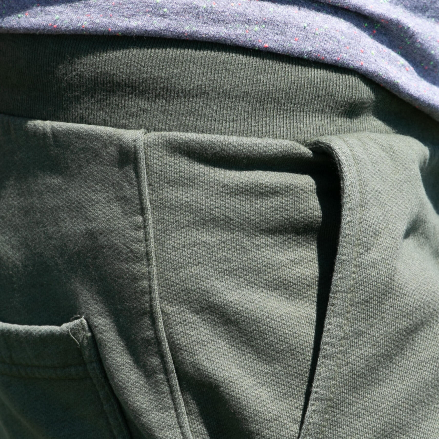 gustin sweatshorts - army