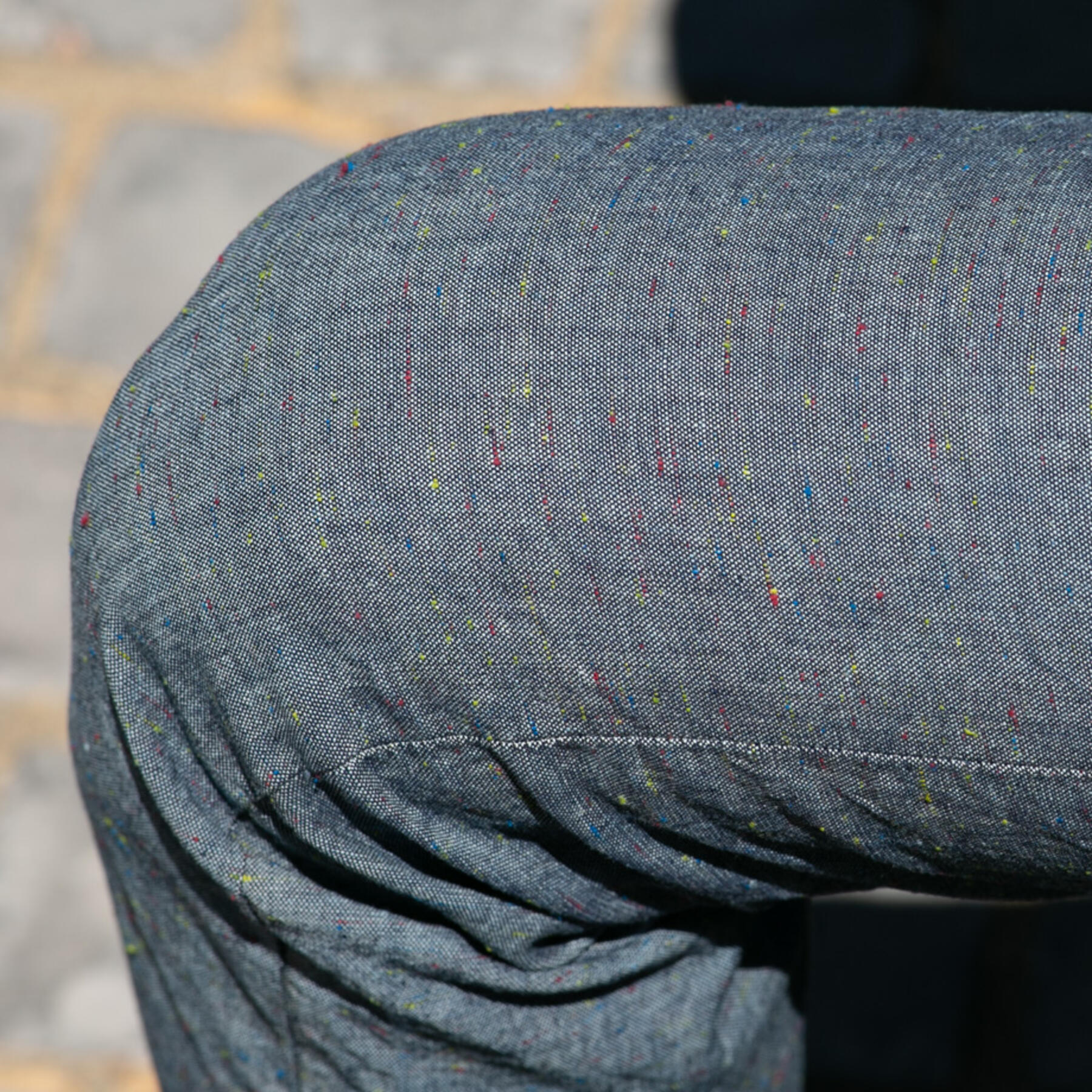 gustin #17 rainbow nep chambray 5 pocket