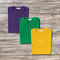 gustin heavyweight t-shirt 3 pack (kelly green, marigold, purple)