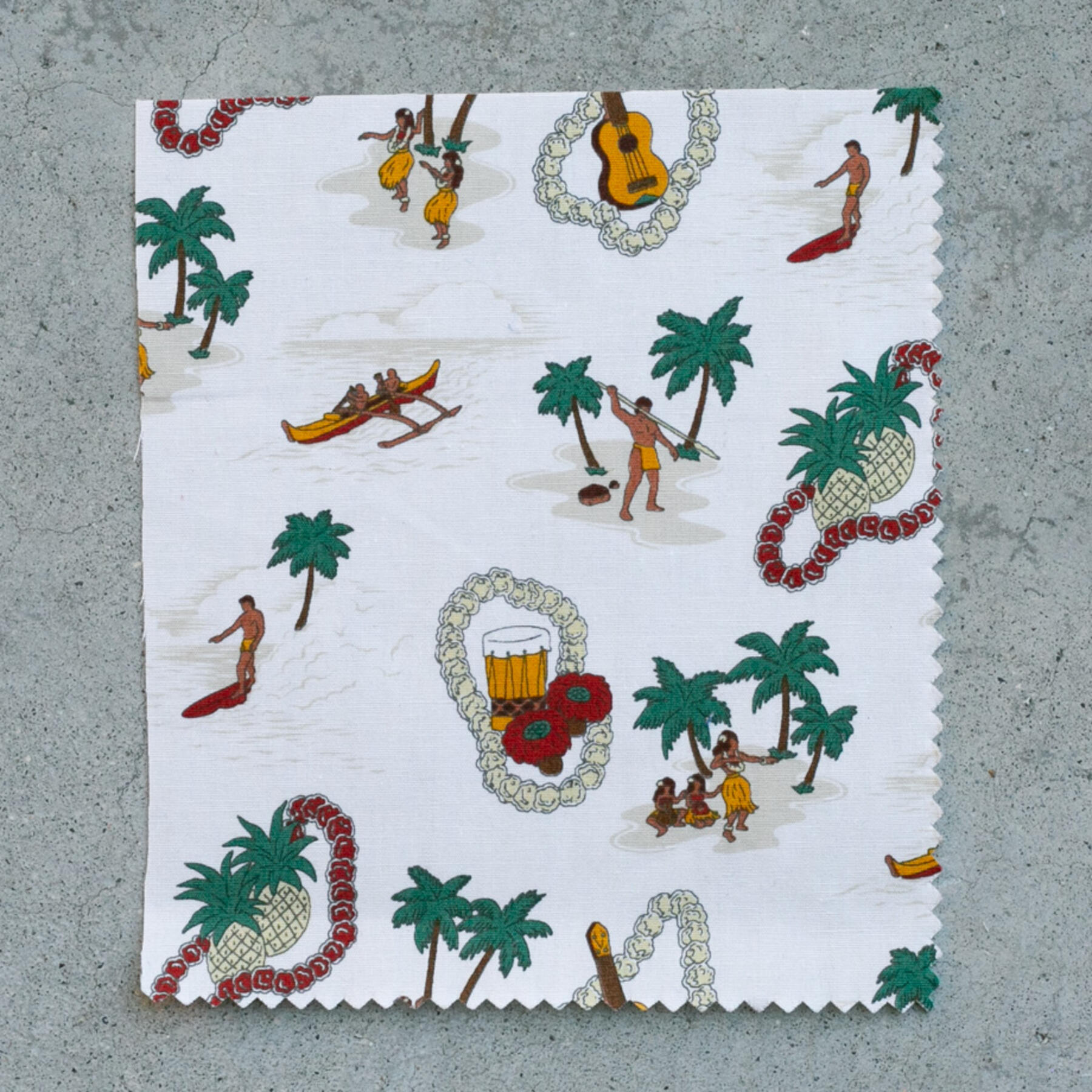 gustin #752 island fantasy short sleeve - white