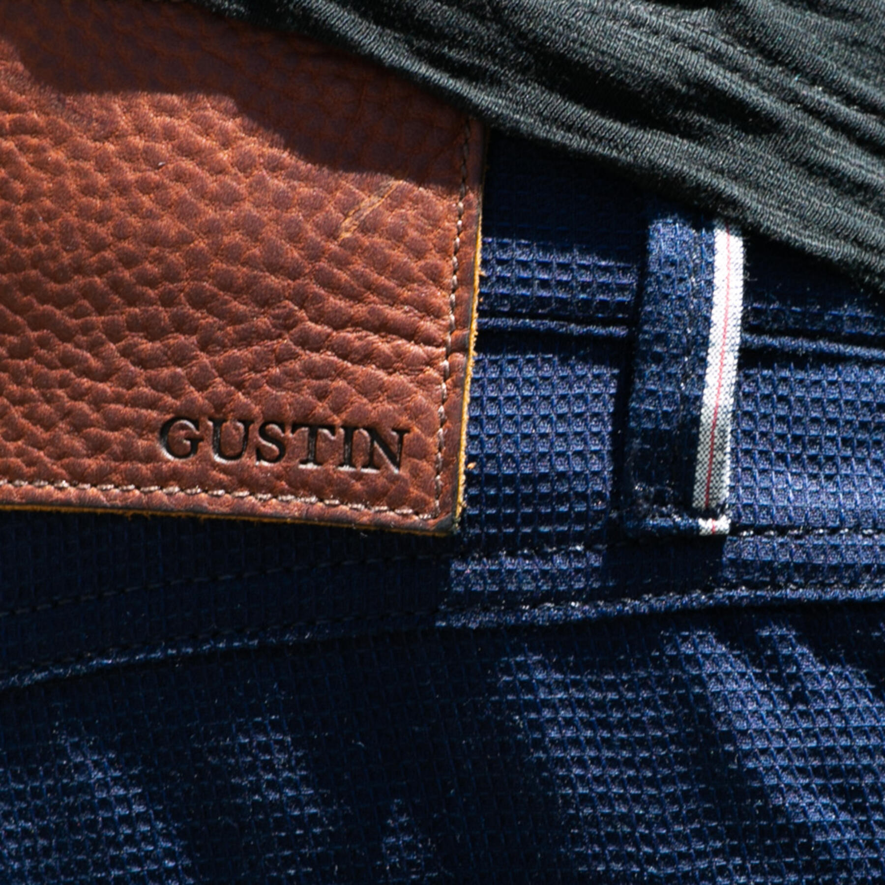gustin #480 selvedge indigo jacquard