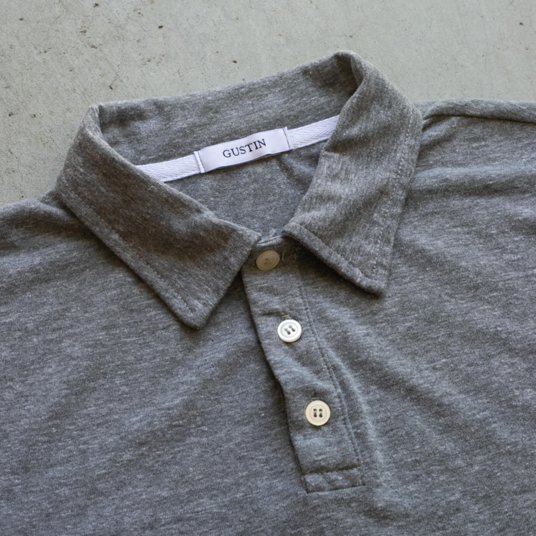 gustin heather polo greyscale collection