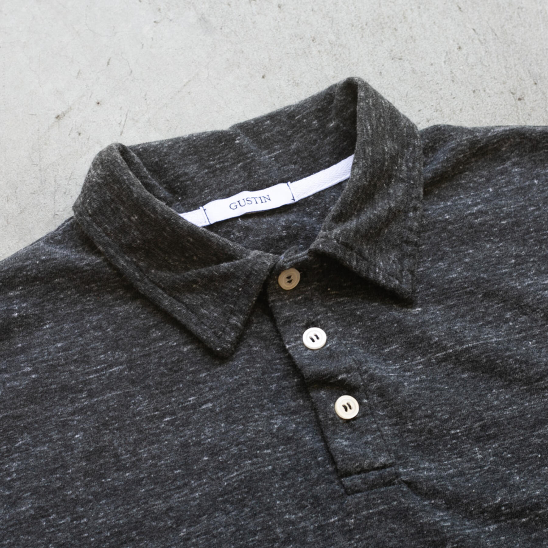 gustin heather polo greyscale collection