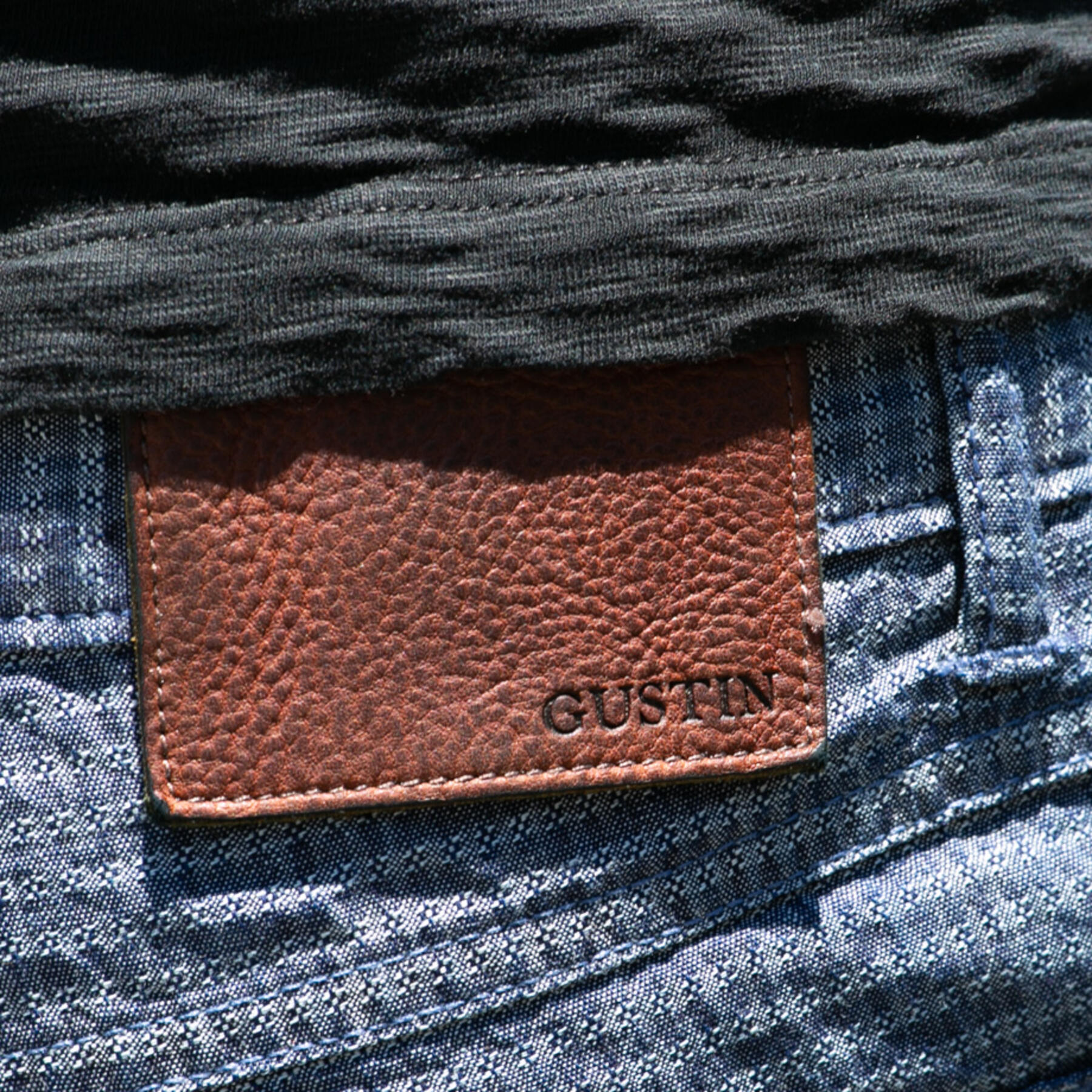 gustin #23 cone vintage jacquard 5 pocket