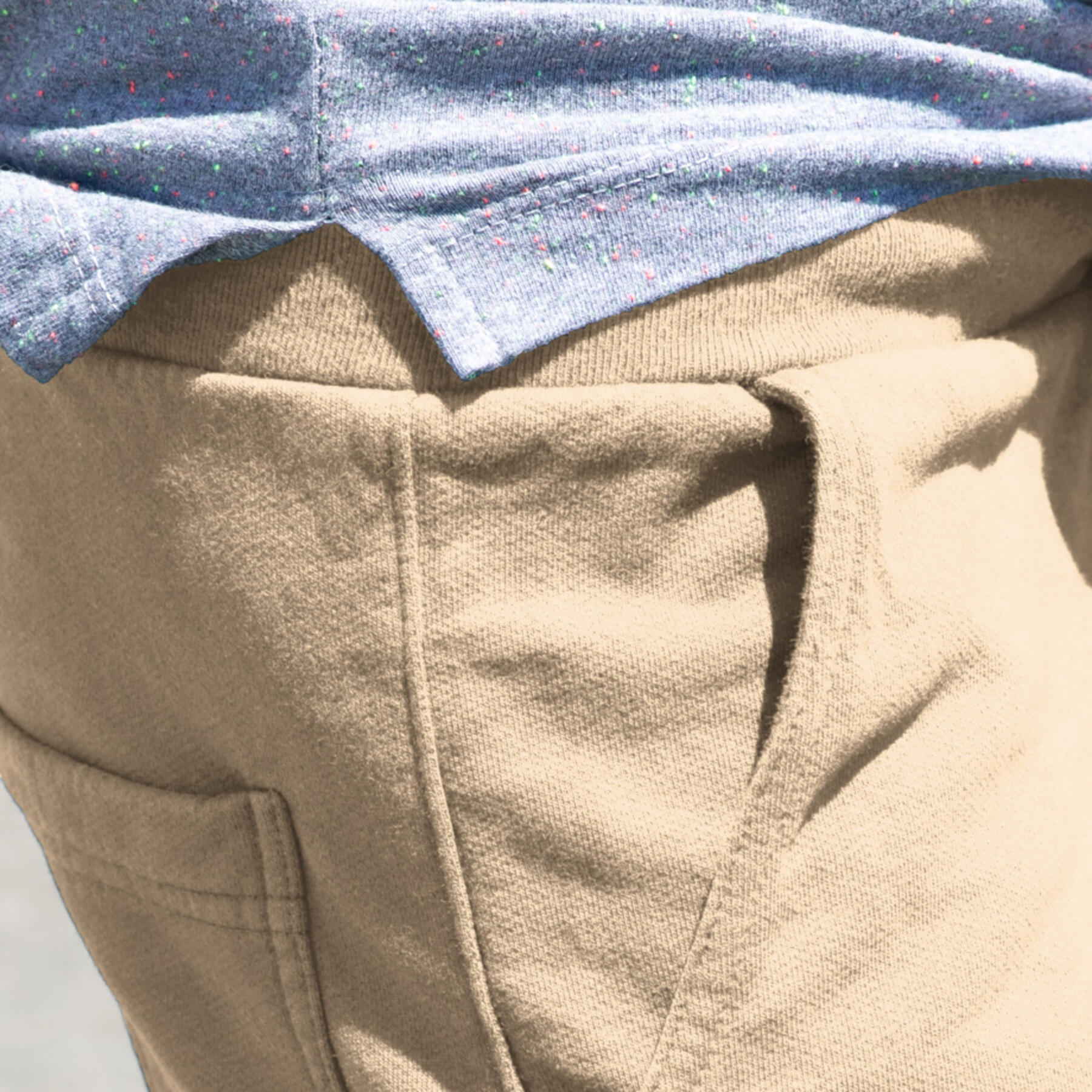 gustin sweatshorts - khaki