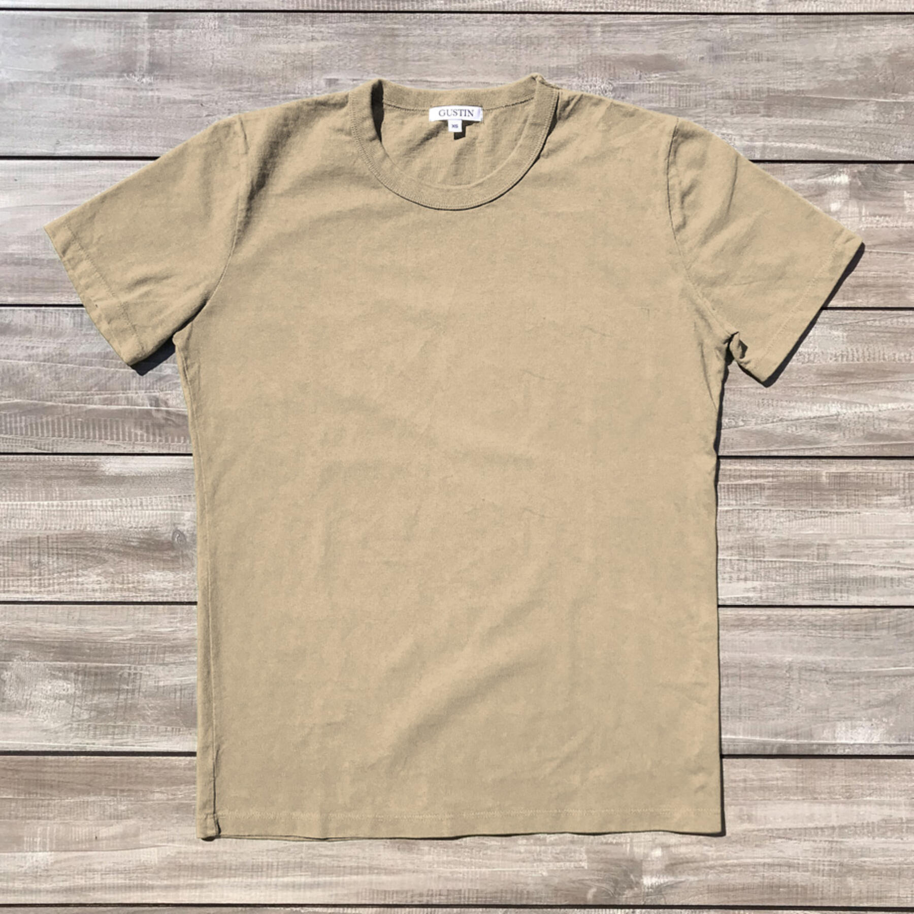 gustin heavyweight t-shirt desert shades collection
