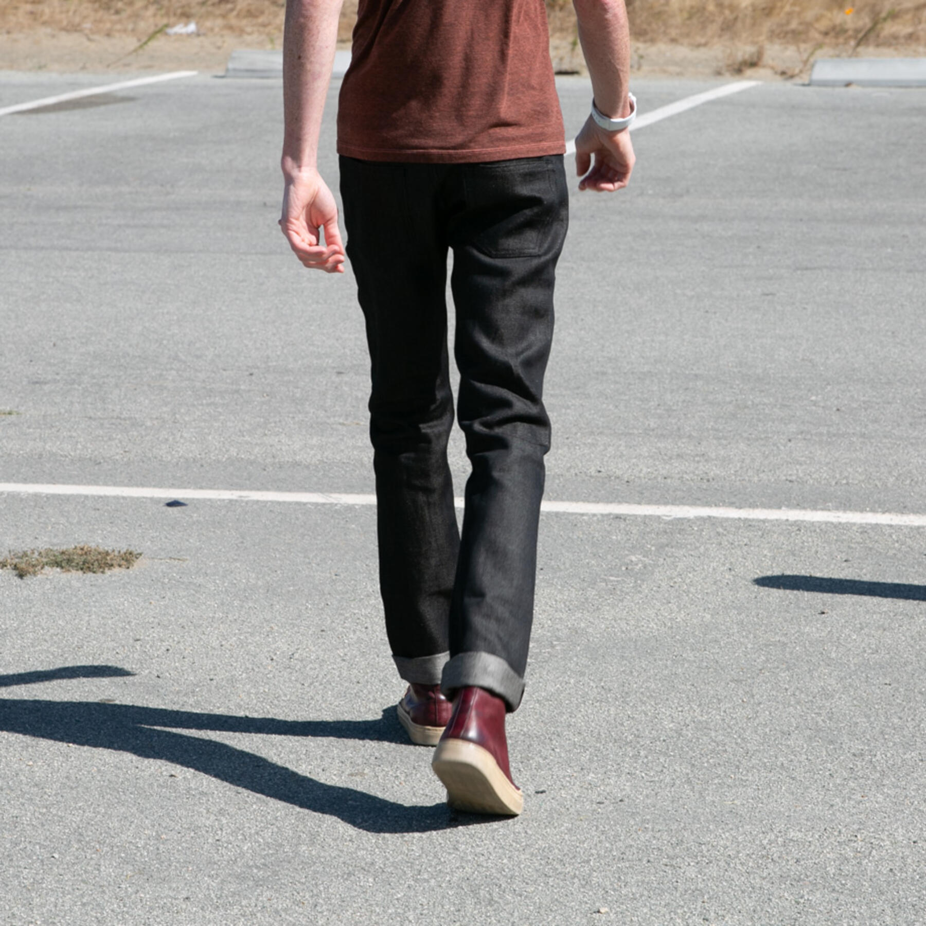 gustin #484 big linen selvedge - blackxnatural