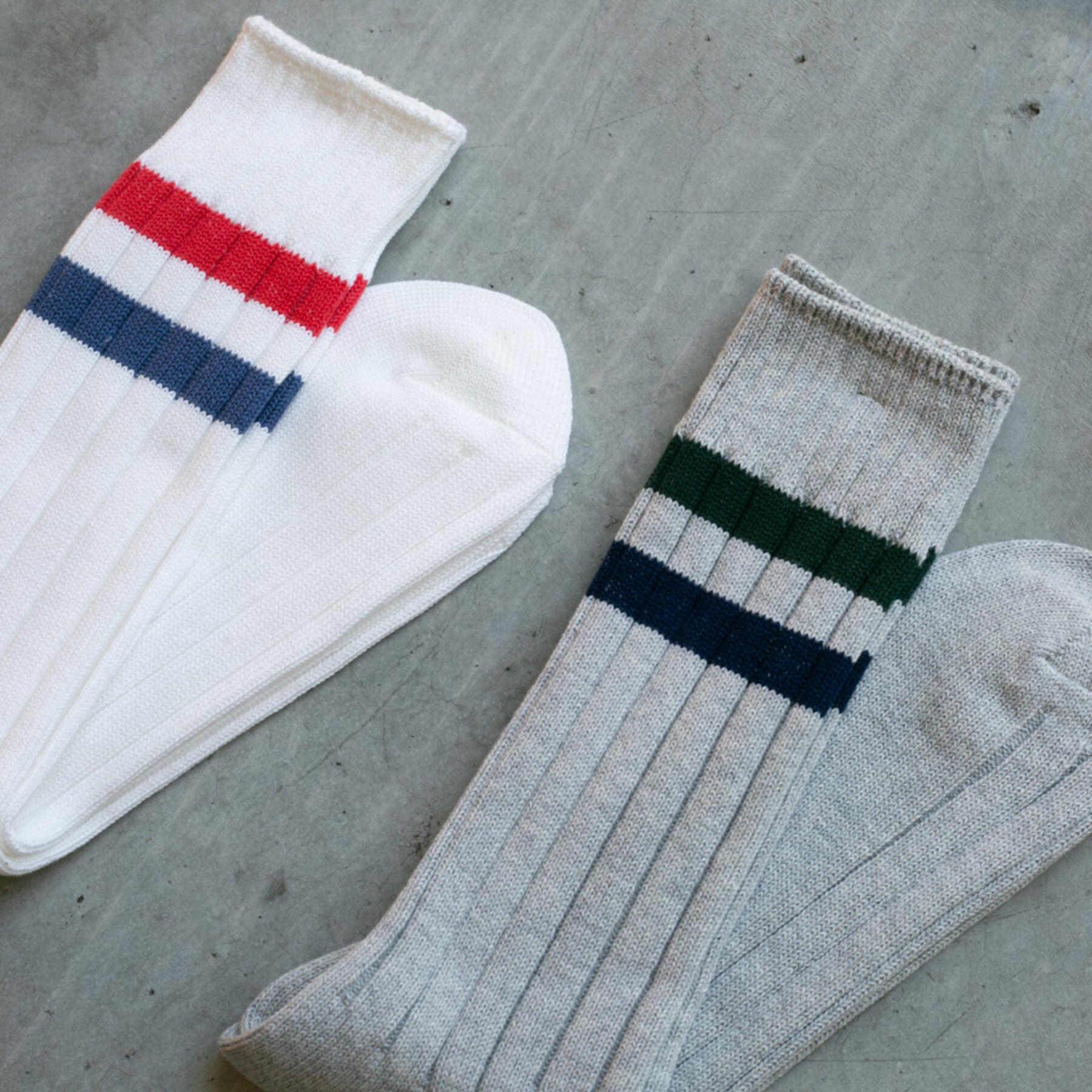 gustin japan vintage gym sock 2pk