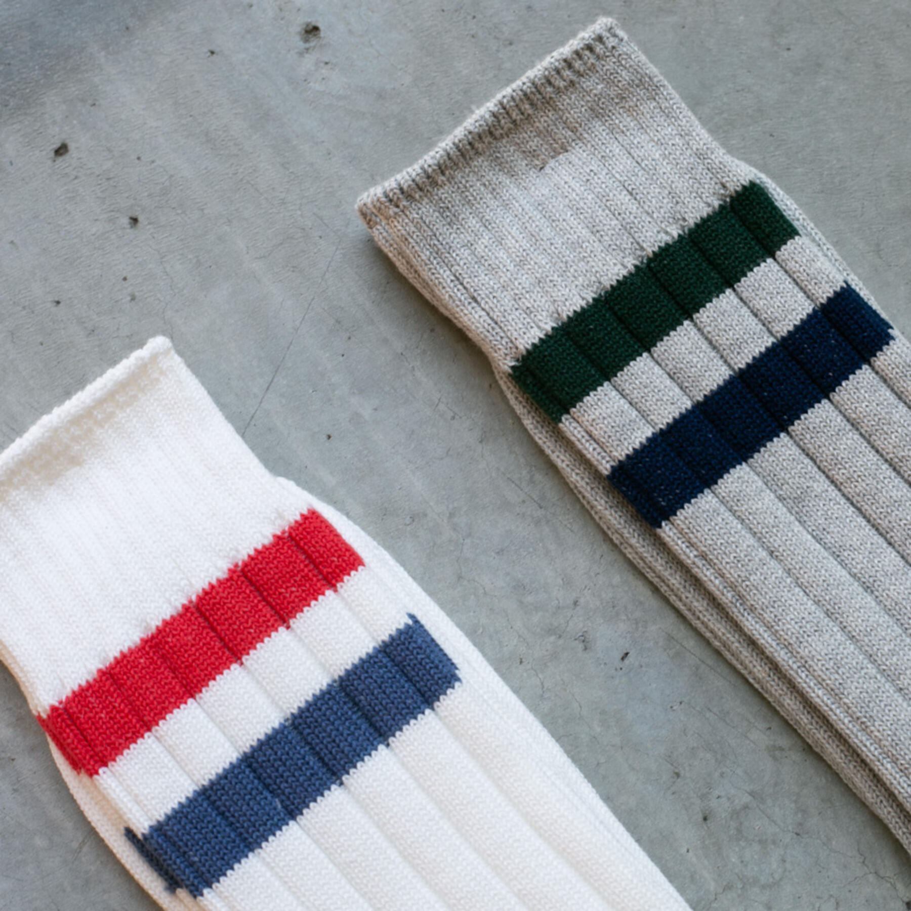 gustin japan vintage gym sock 2pk