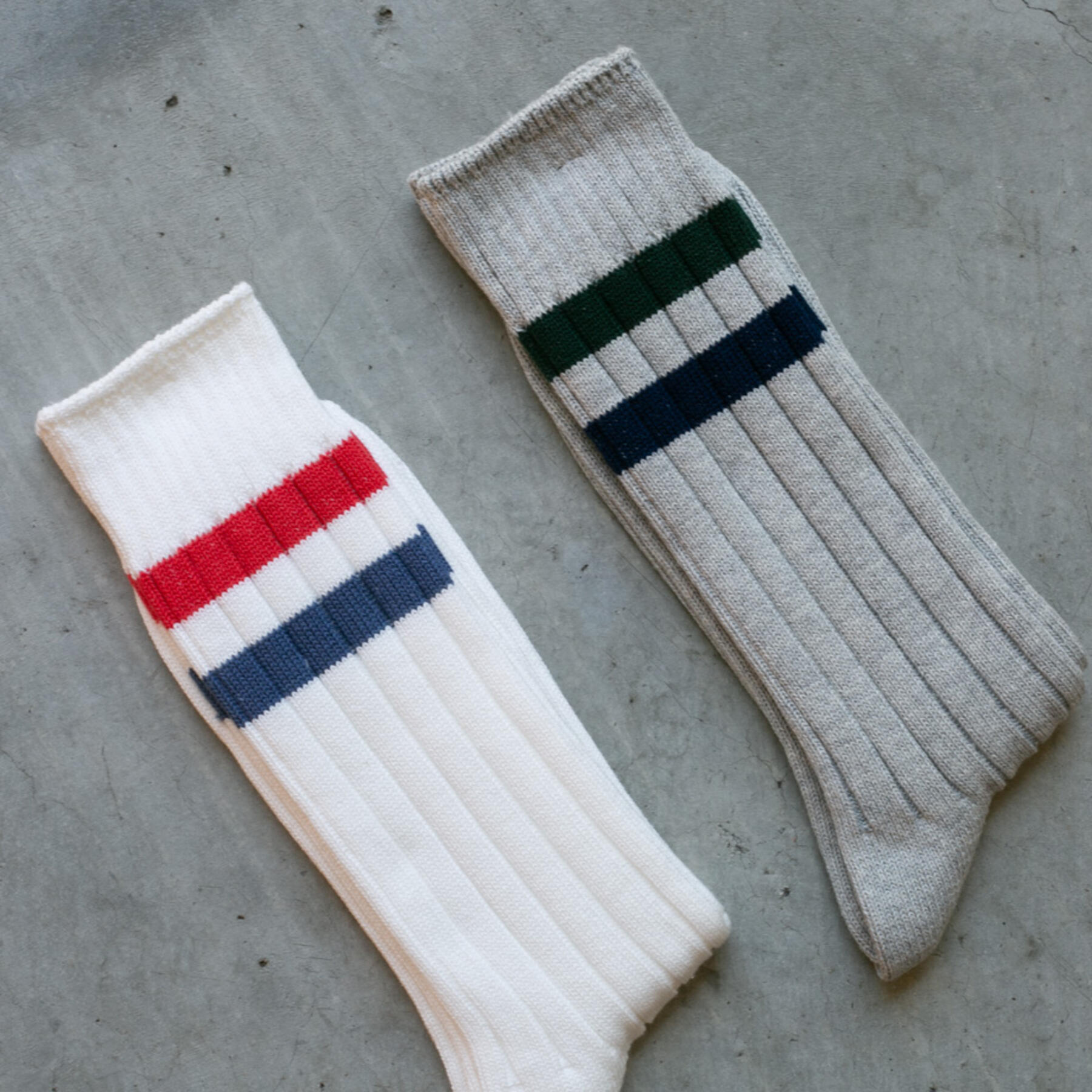 gustin japan vintage gym sock 2pk