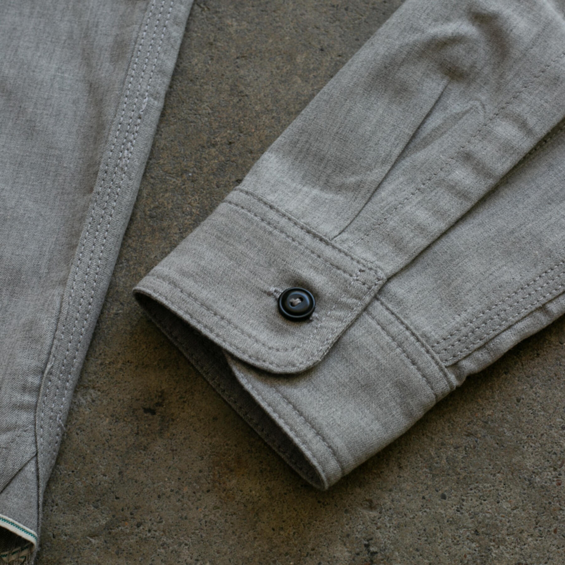 gustin #45 heather selvedge workshirt