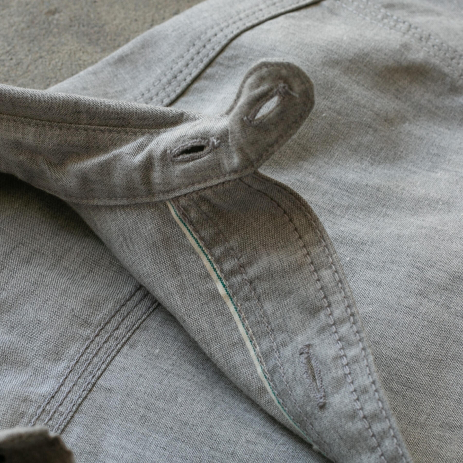 gustin #45 heather selvedge workshirt