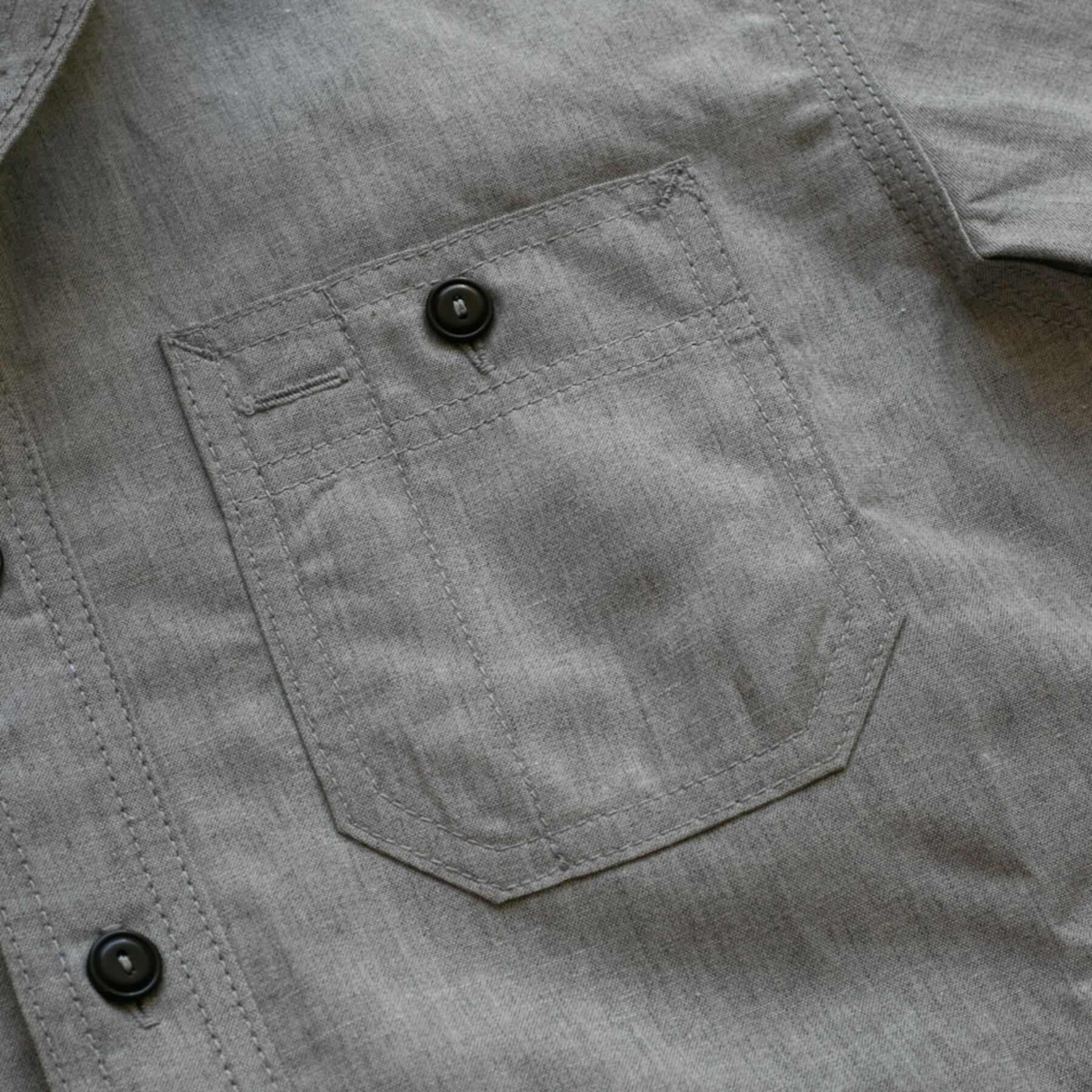 gustin #45 heather selvedge workshirt