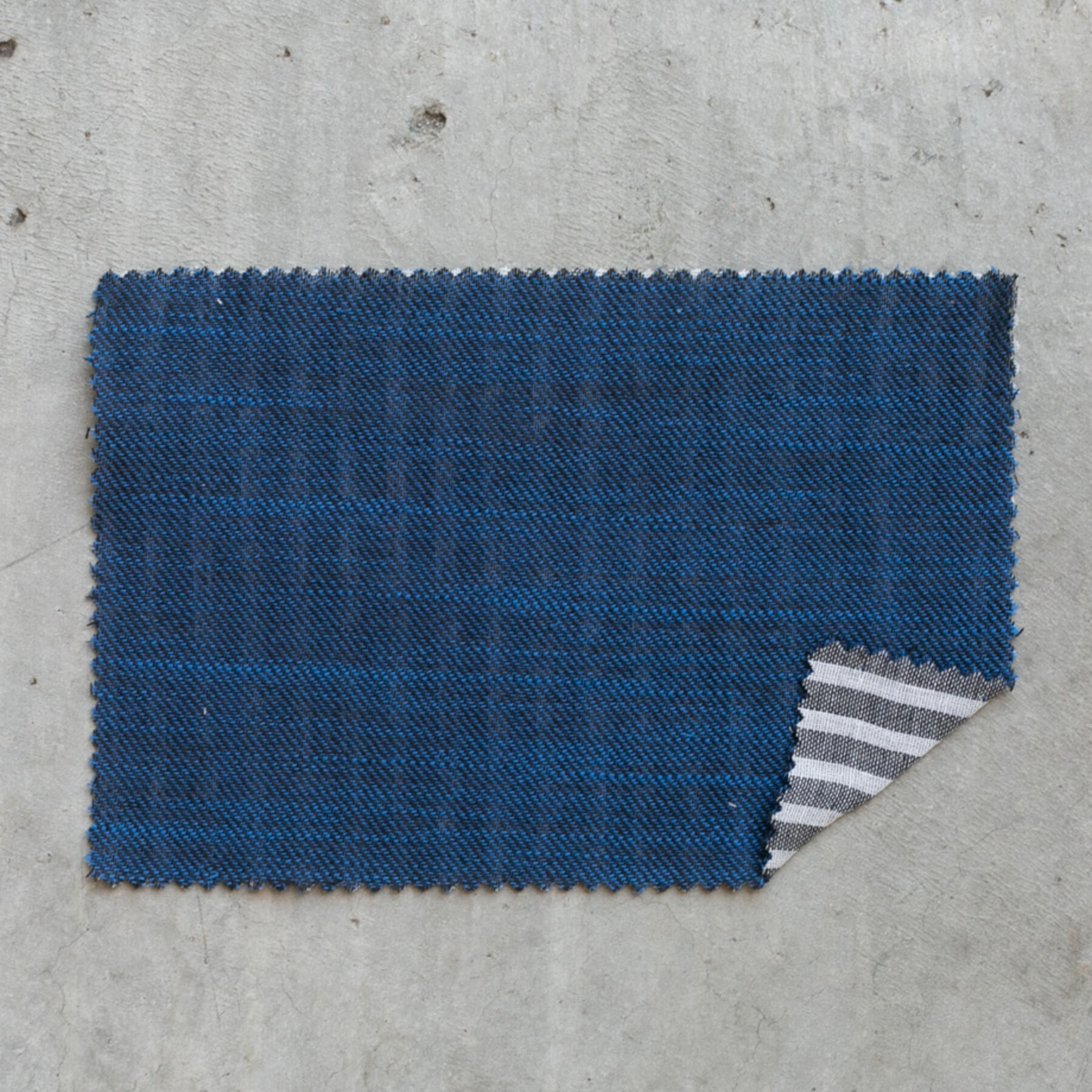gustin #762 double cloth slub - cobalt