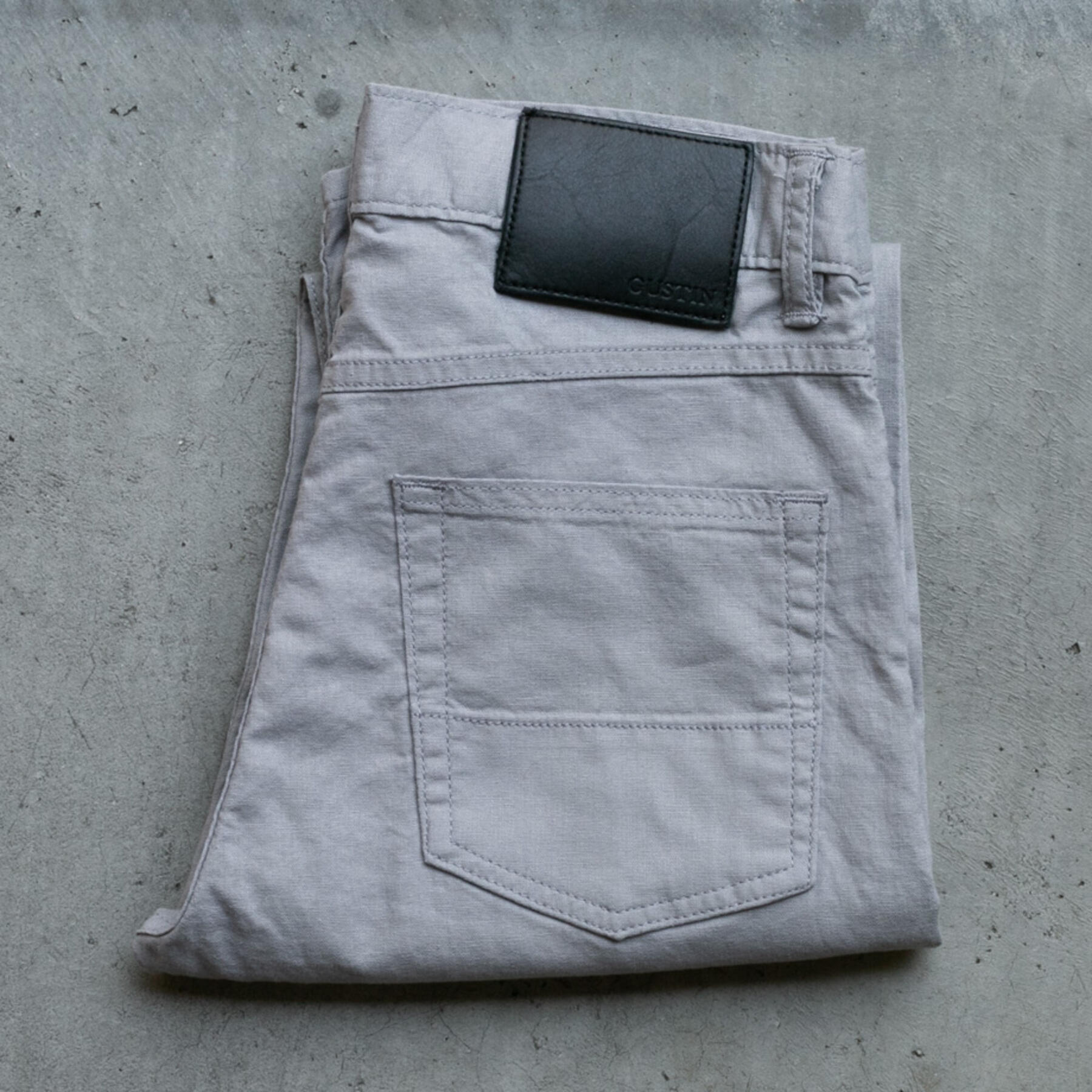 gustin #27 linen 5 pocket - silver
