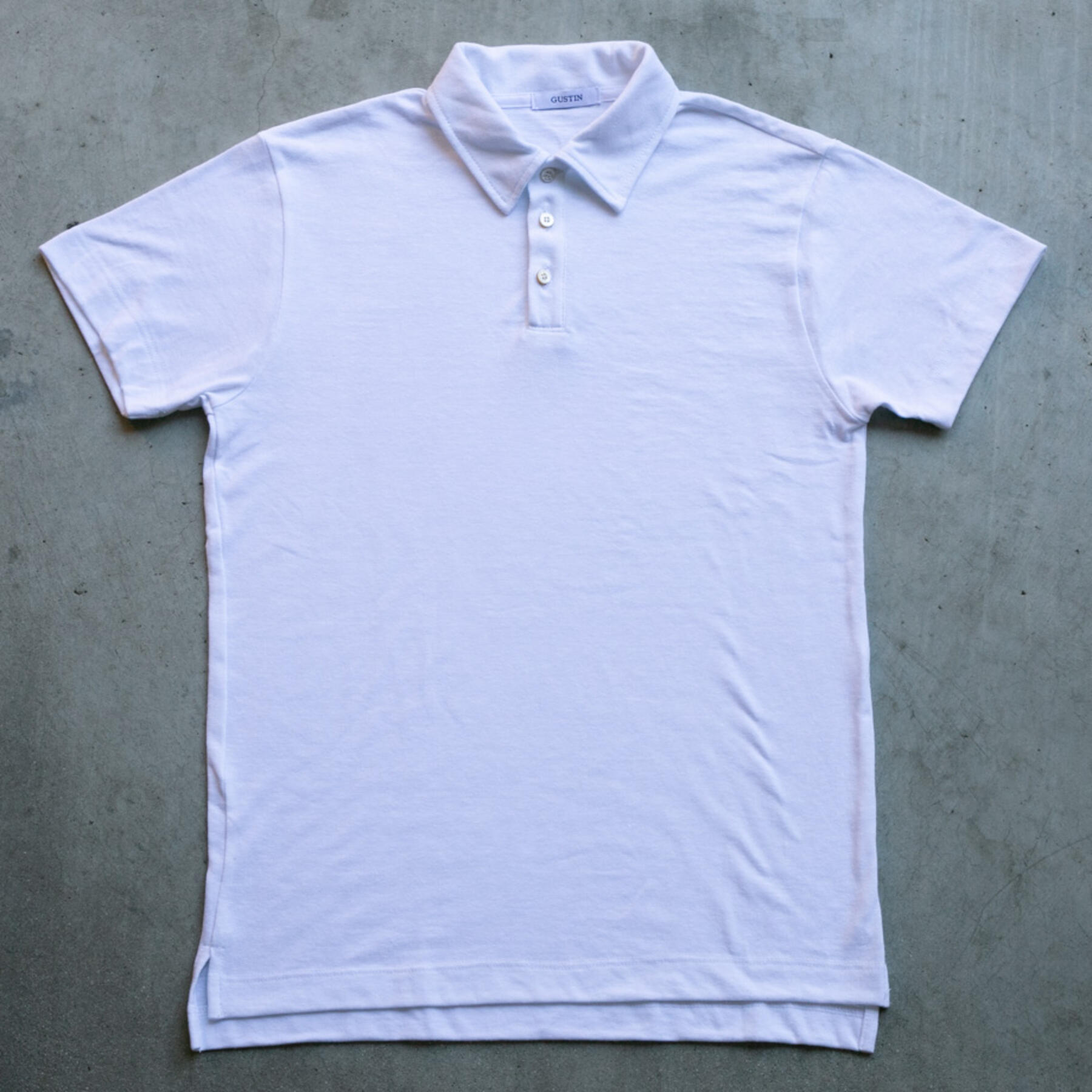 gustin heather white polo