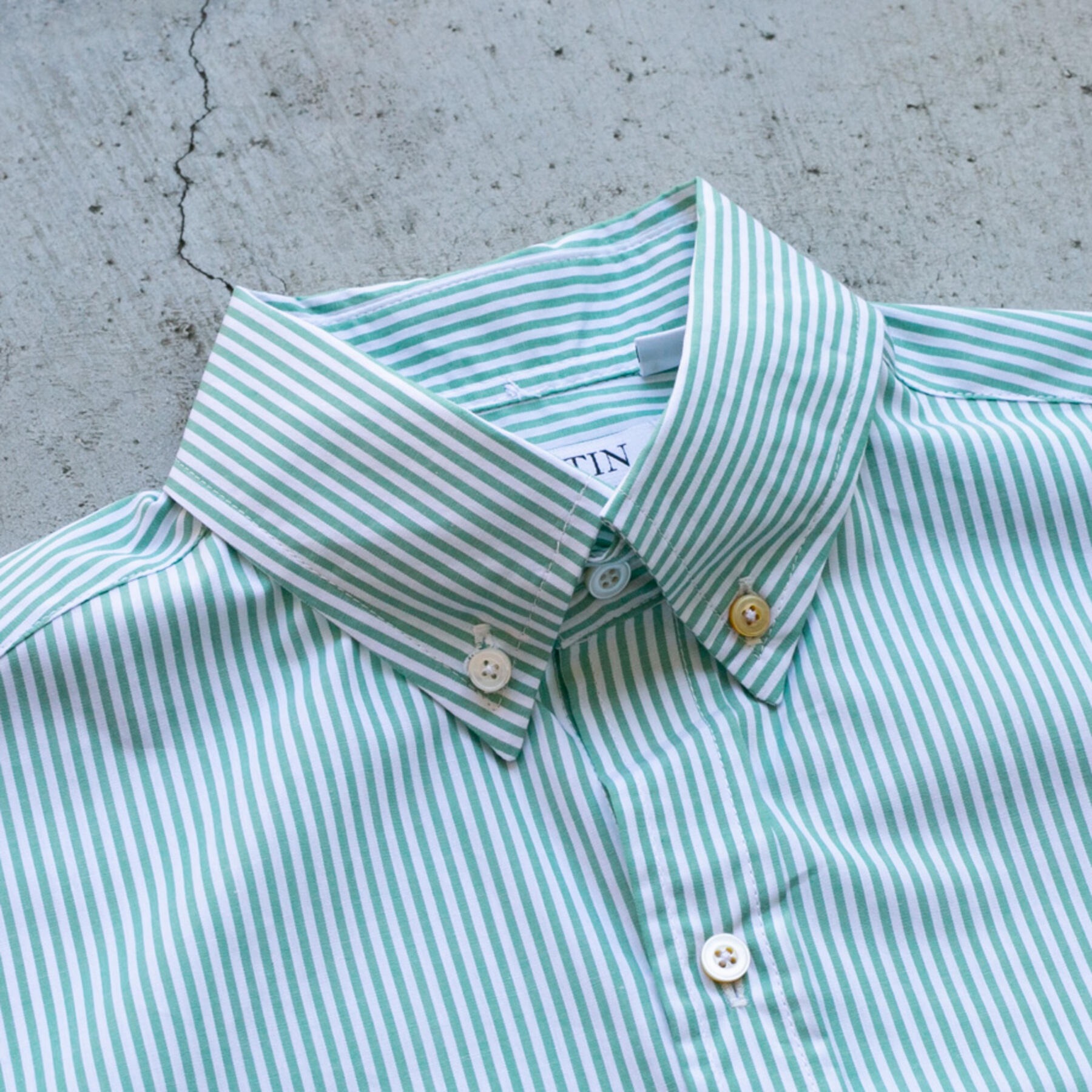 gustin #767 classic stripe - seafoamxwhite