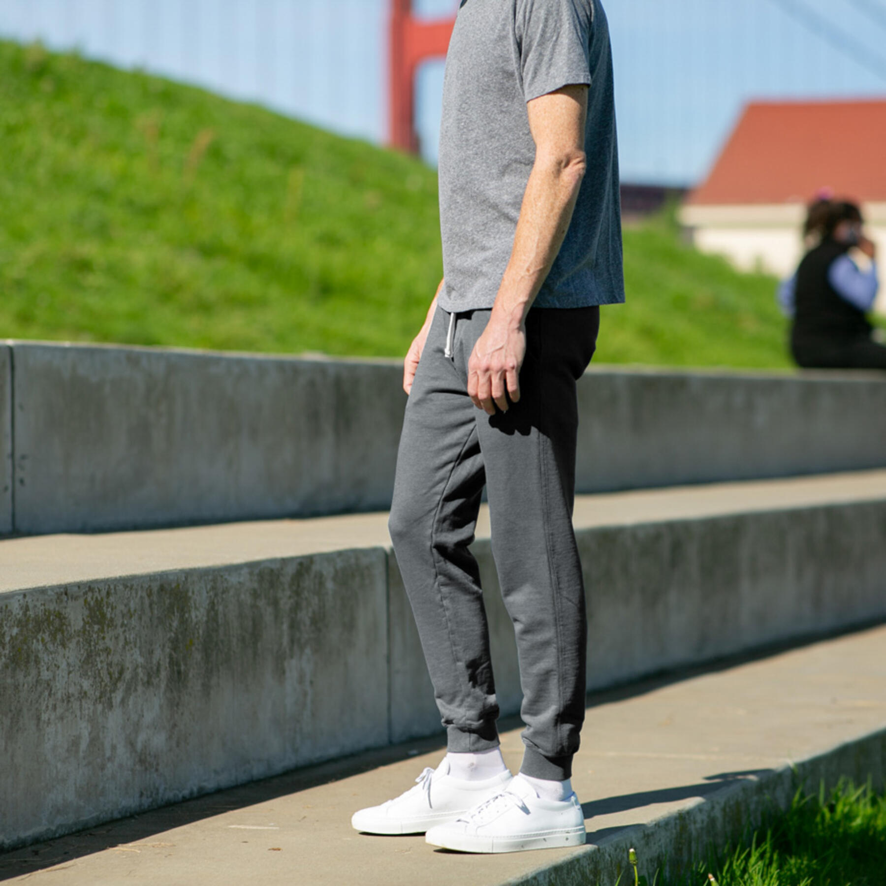 gustin sweatpants 3 pack (grey, oxblood, olive drab)